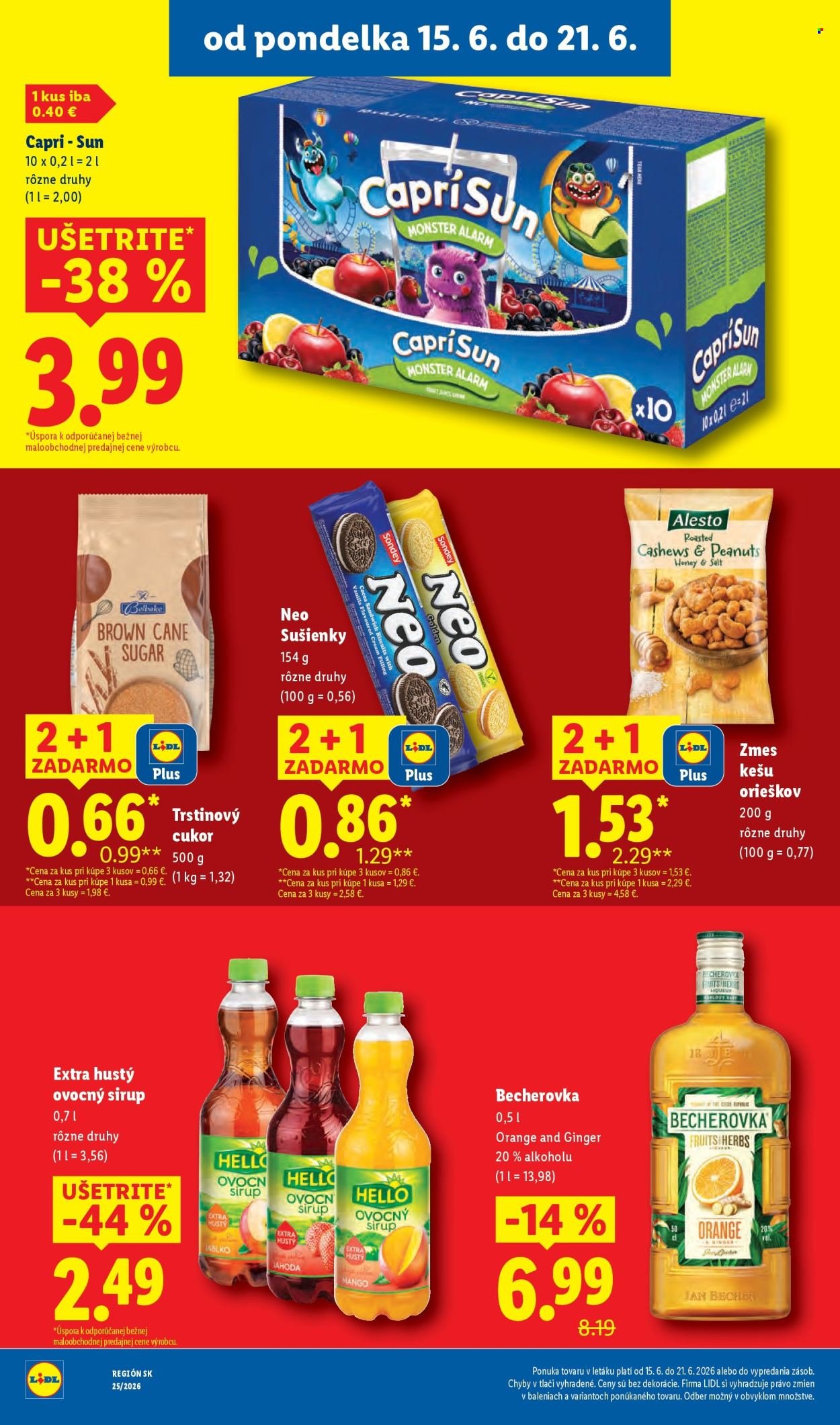 LIDL leták - Od pondelka 15.6.2026