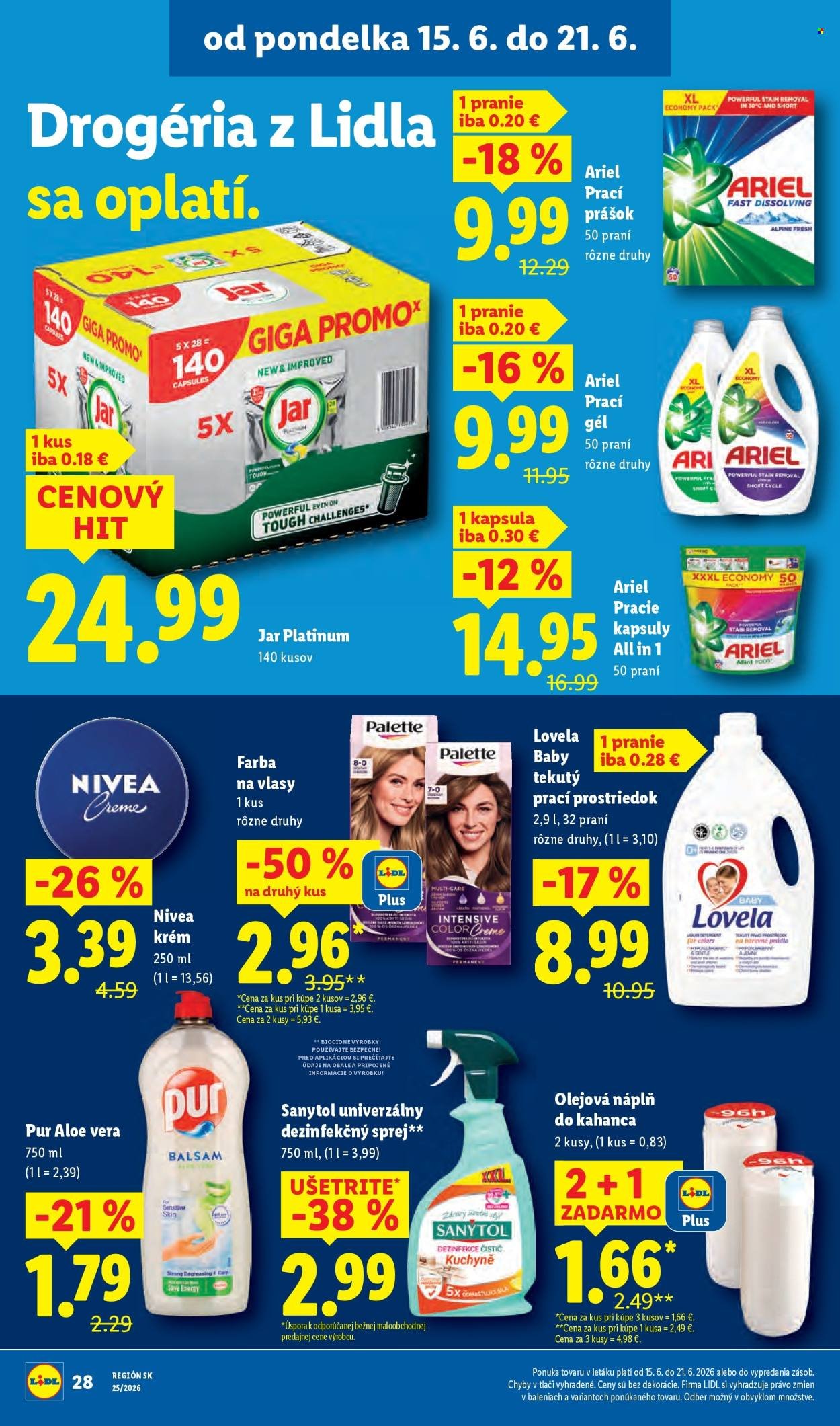 LIDL leták - Od pondelka 15.6.2026