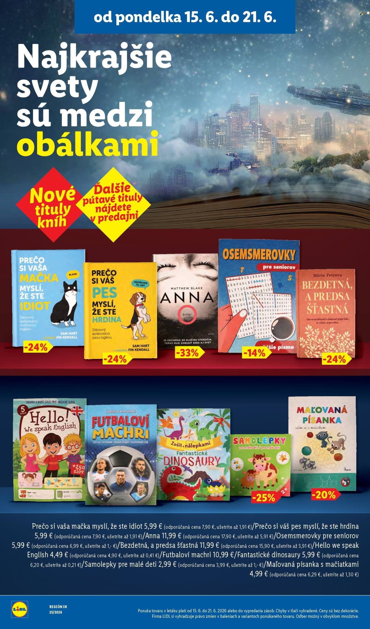 LIDL leták - Od pondelka 15.6.2026