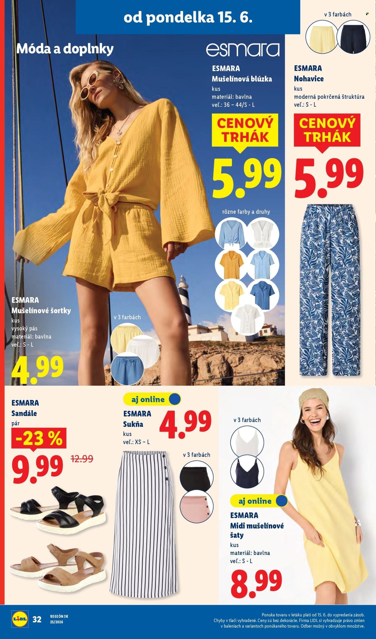LIDL leták - Od pondelka 15.6.2026