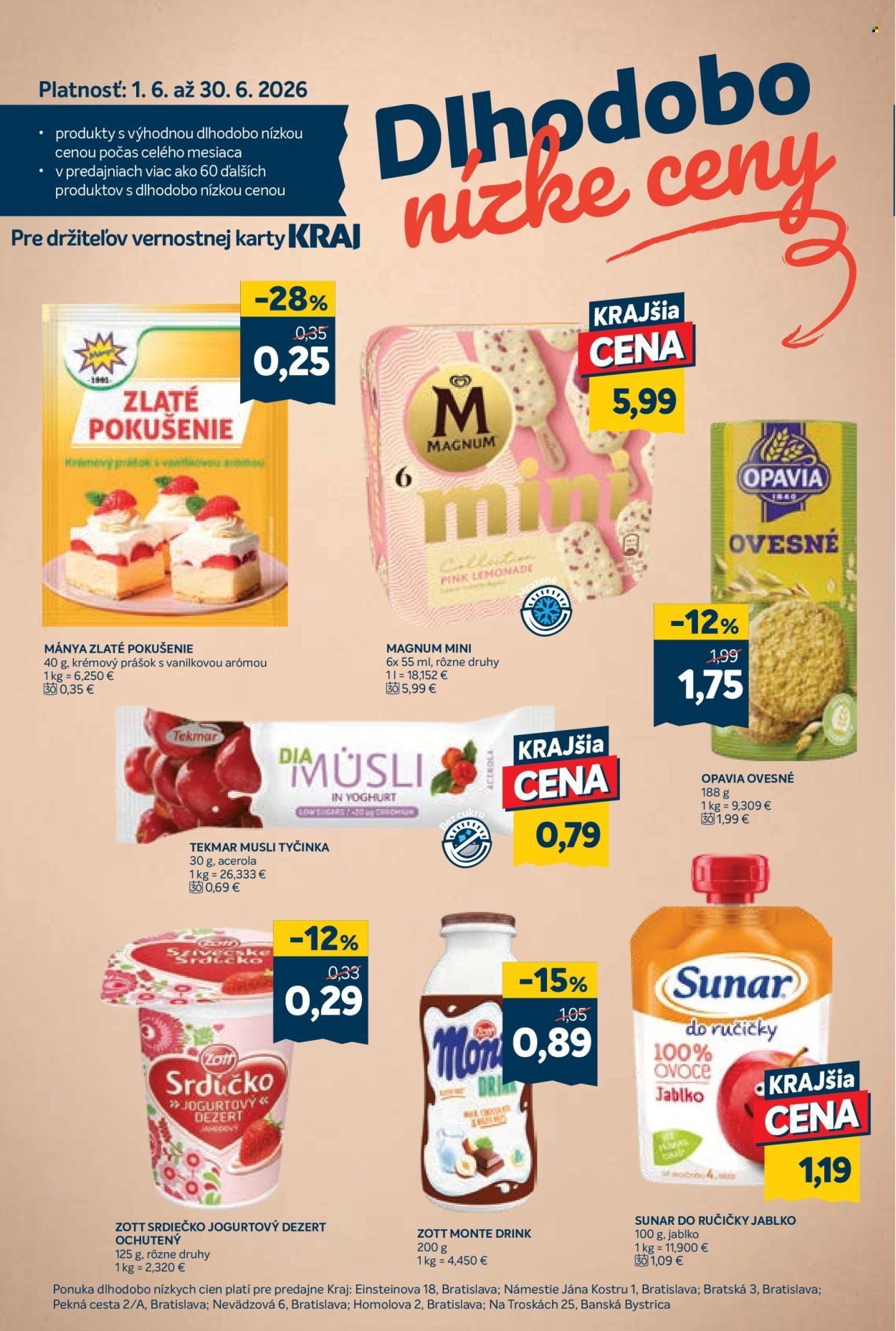 KRAJ leták - Od štvrtka 11.6.2026