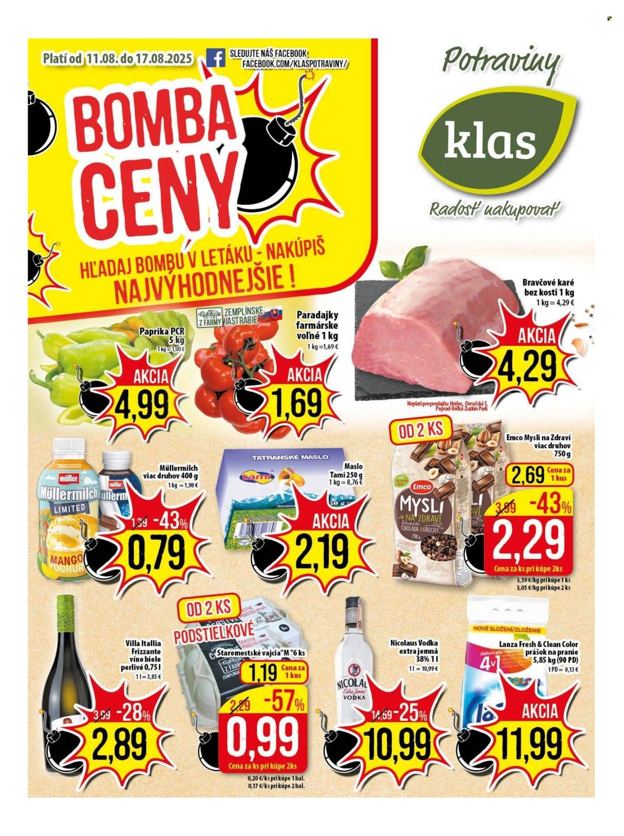 KLAS leták - Od pondelka 11.8.2025 (2025-08-11 - 2025-08-17) | 1
