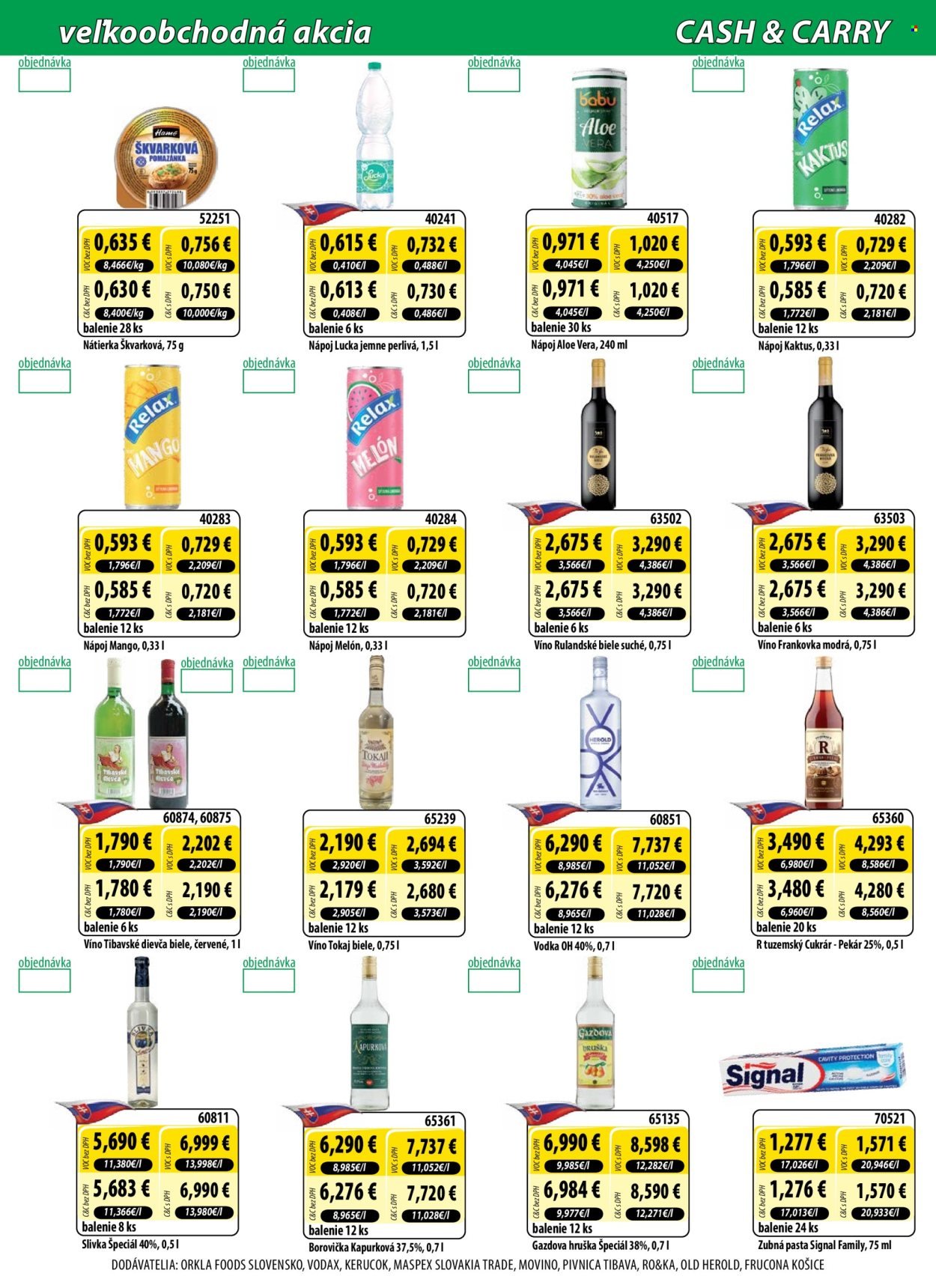 MILK AGRO leták - Cash nad Carry