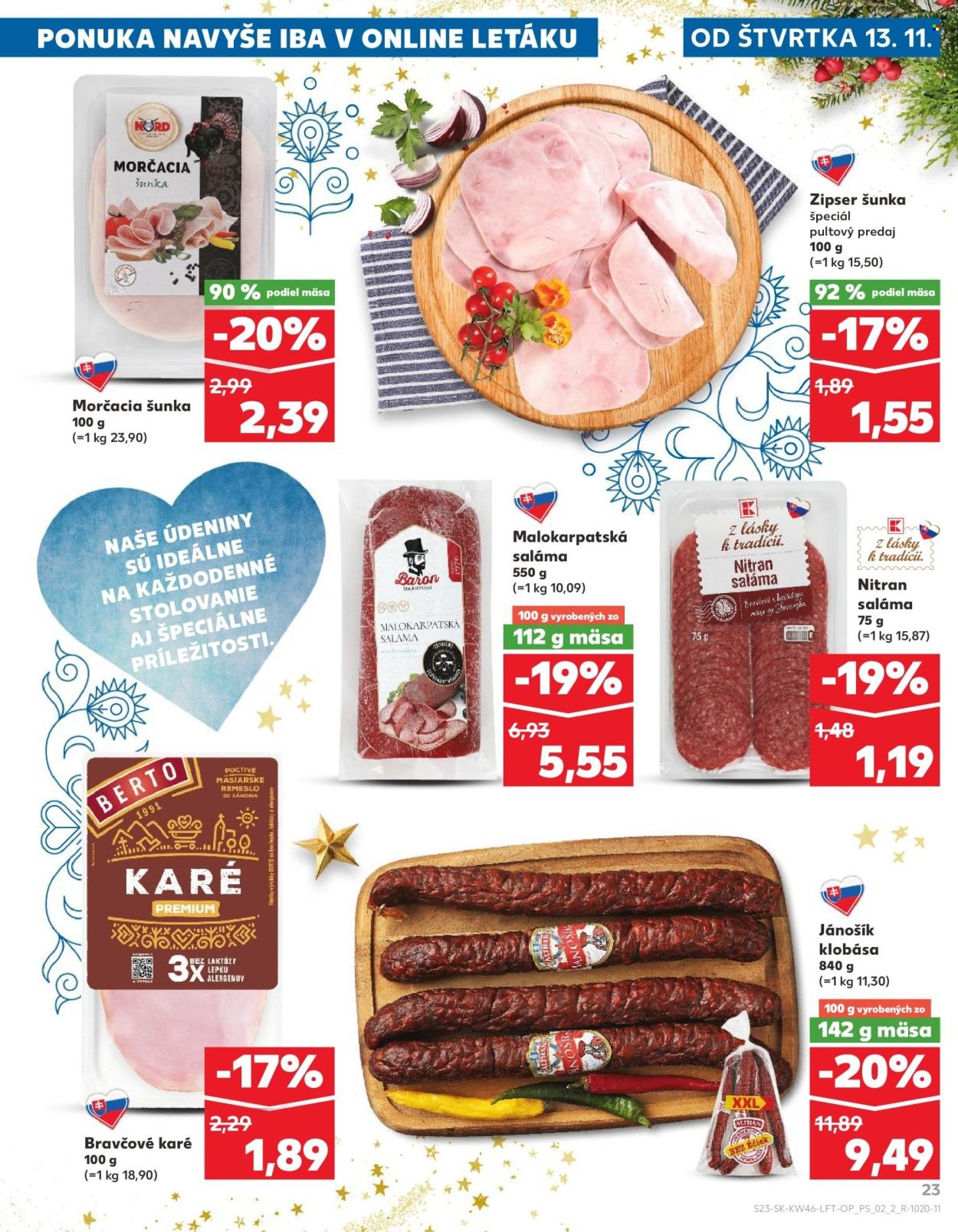 KAUFLAND leták - Od štvrtka 13.11.2025 (2025-11-13 - 2025-11-19) | 23