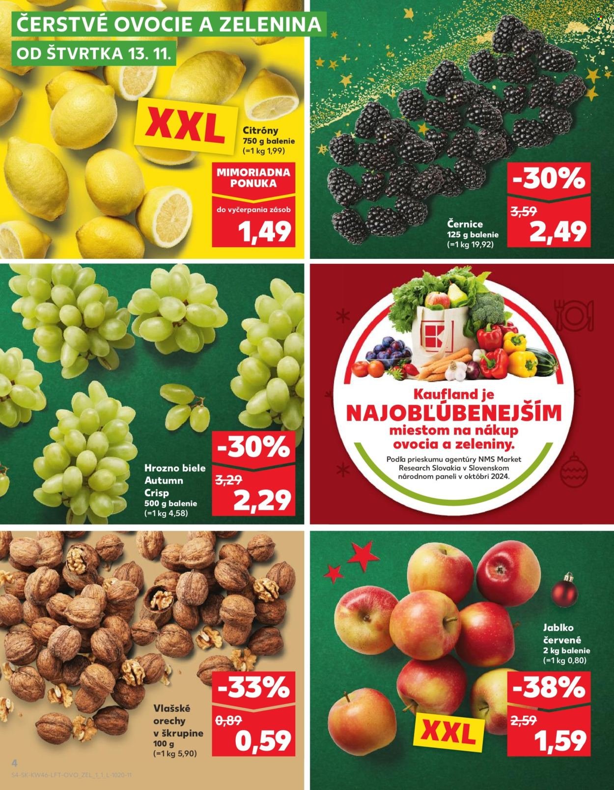 KAUFLAND leták - Od štvrtka 13.11.2025 (2025-11-13 - 2025-11-19) | 4