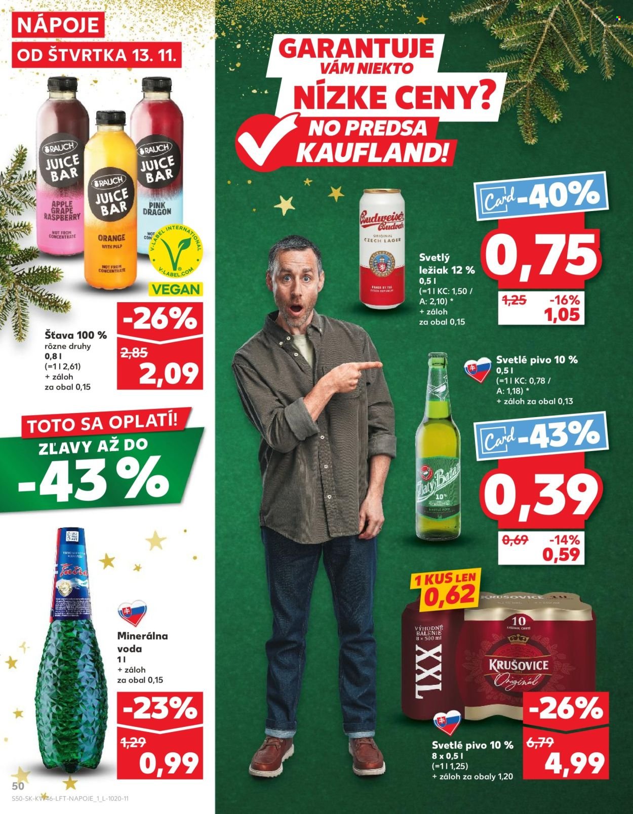 KAUFLAND leták - Od štvrtka 13.11.2025 (2025-11-13 - 2025-11-19) | 50