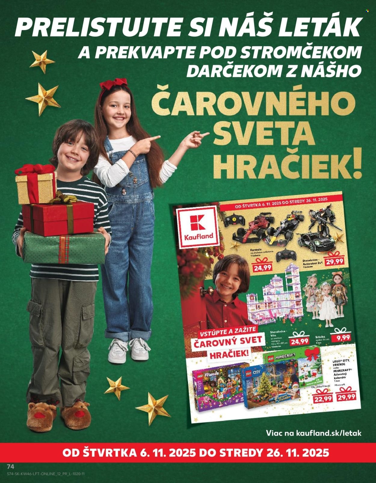KAUFLAND leták - Od štvrtka 13.11.2025 (2025-11-13 - 2025-11-19) | 74