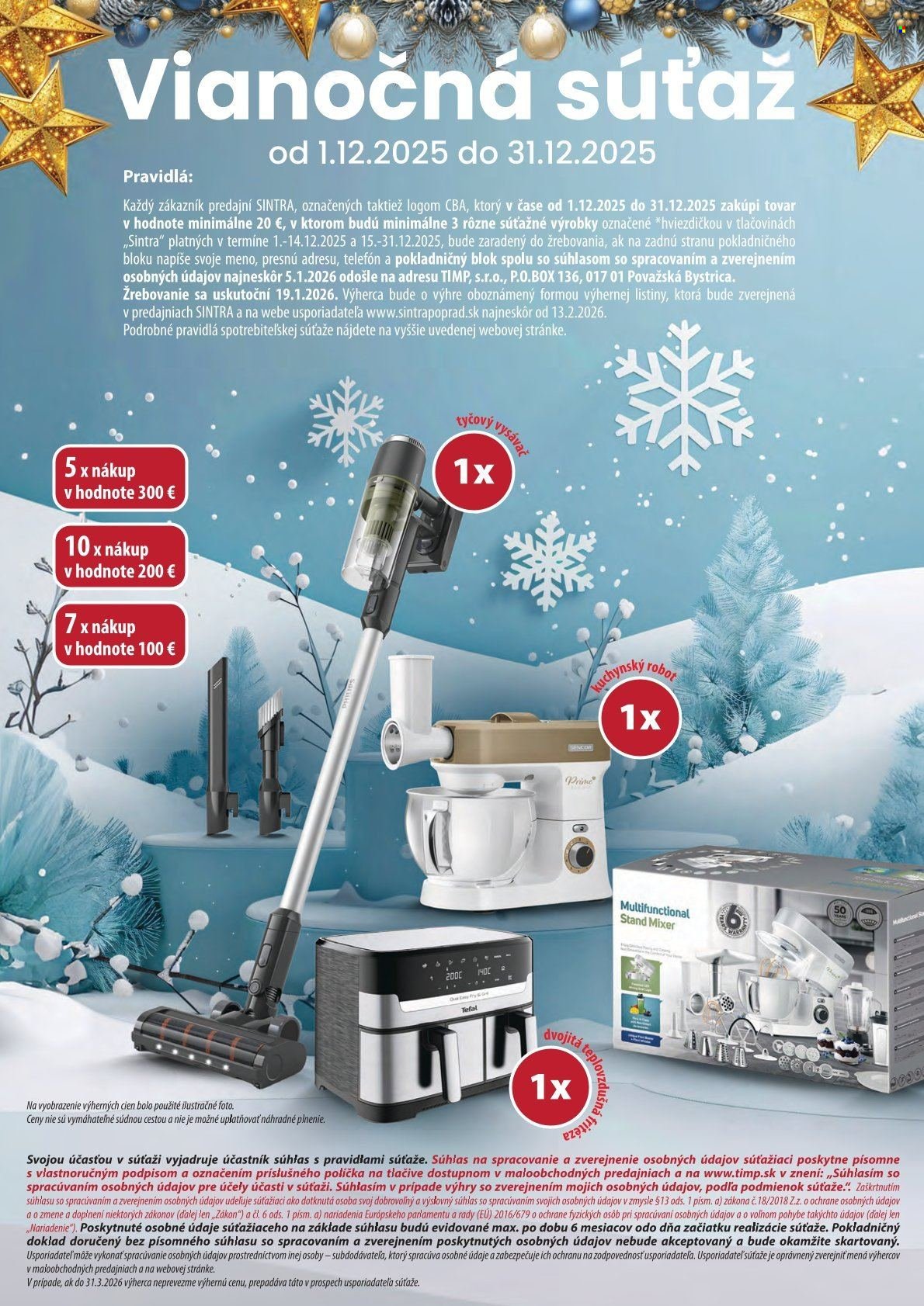 SINTRA leták - Od pondelka 1.12.2025 (2025-12-01 - 2025-12-14) | 2