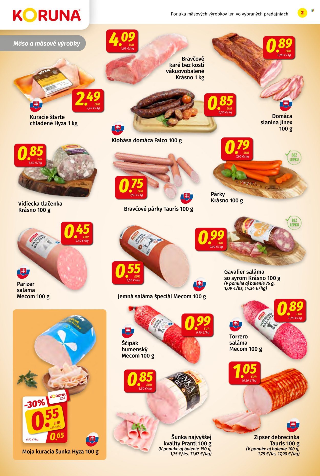 POTRAVINY KORUNA leták - Od piatka 11.9.2026