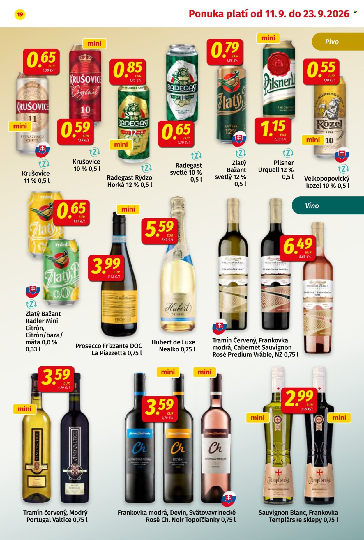 POTRAVINY KORUNA leták - Od piatka 11.9.2026