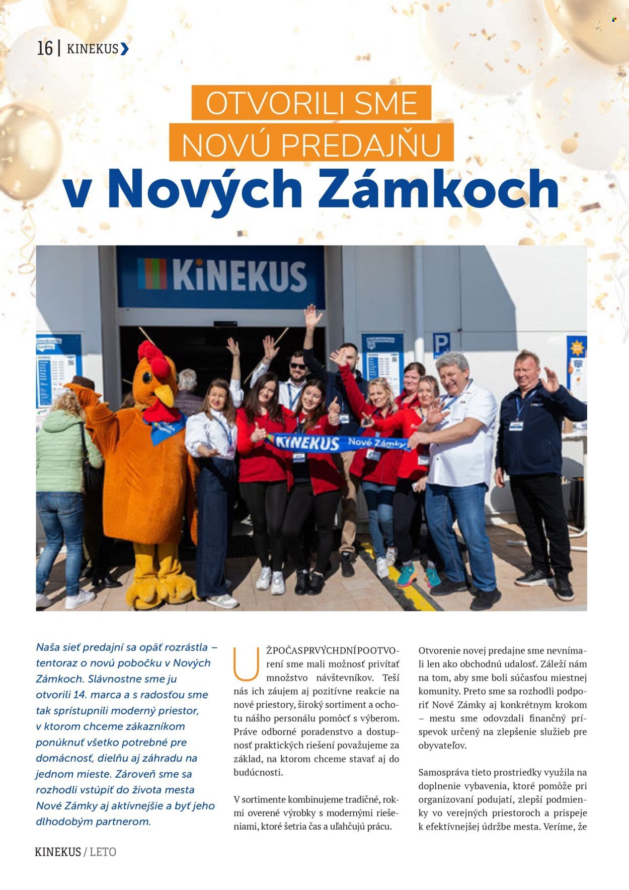 KINEKUS leták - K-Magazín Leto 2026