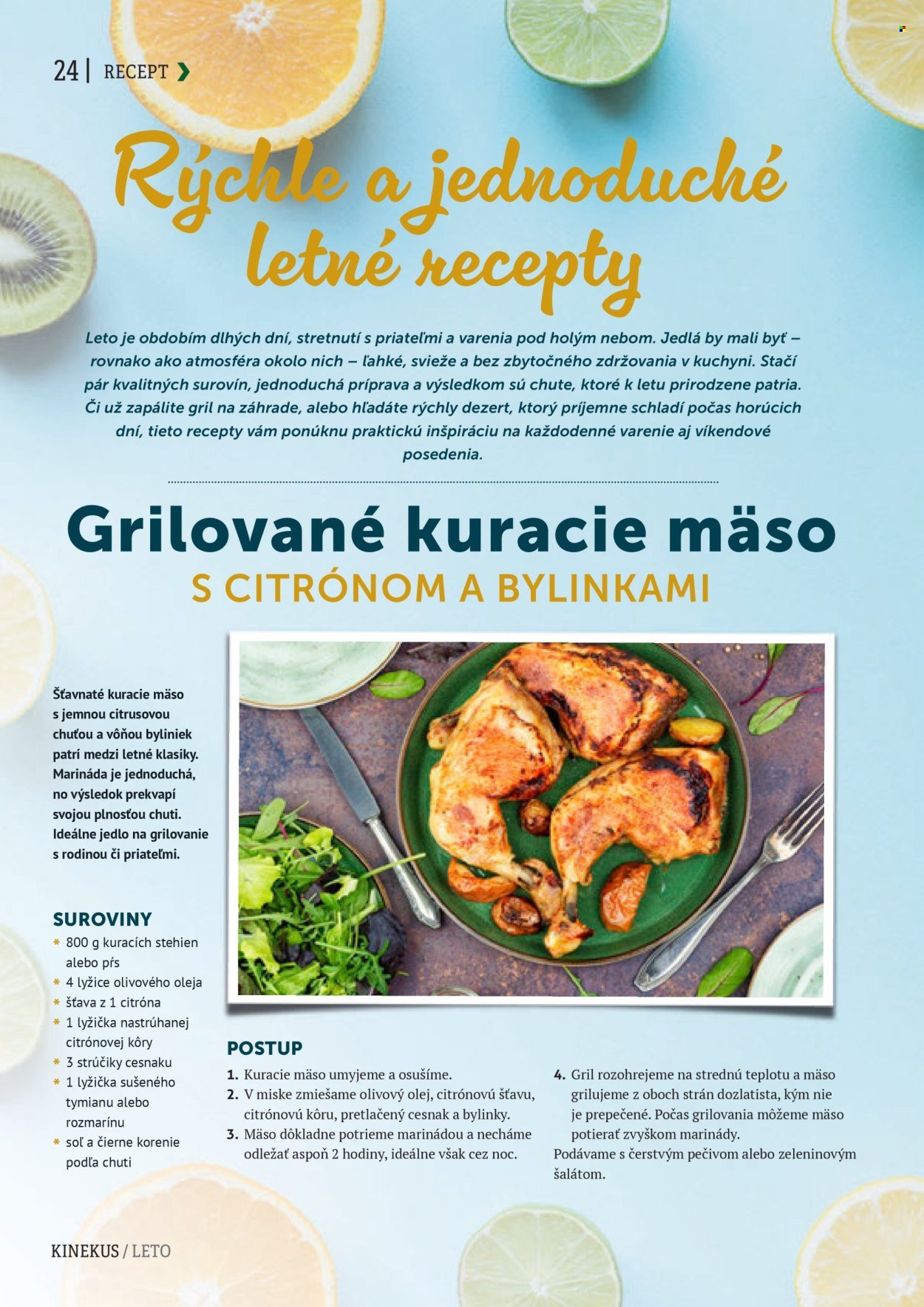 KINEKUS leták - K-Magazín Leto 2026