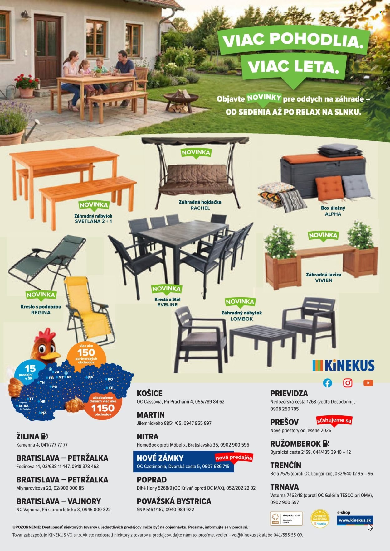 KINEKUS leták - K-Magazín Leto 2026