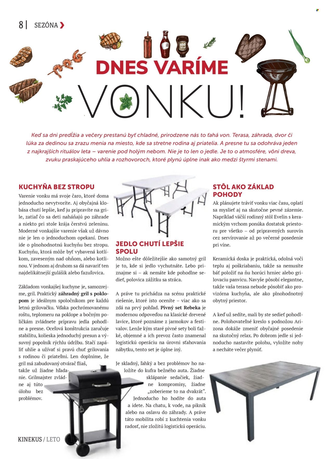 KINEKUS leták - K-Magazín Leto 2026