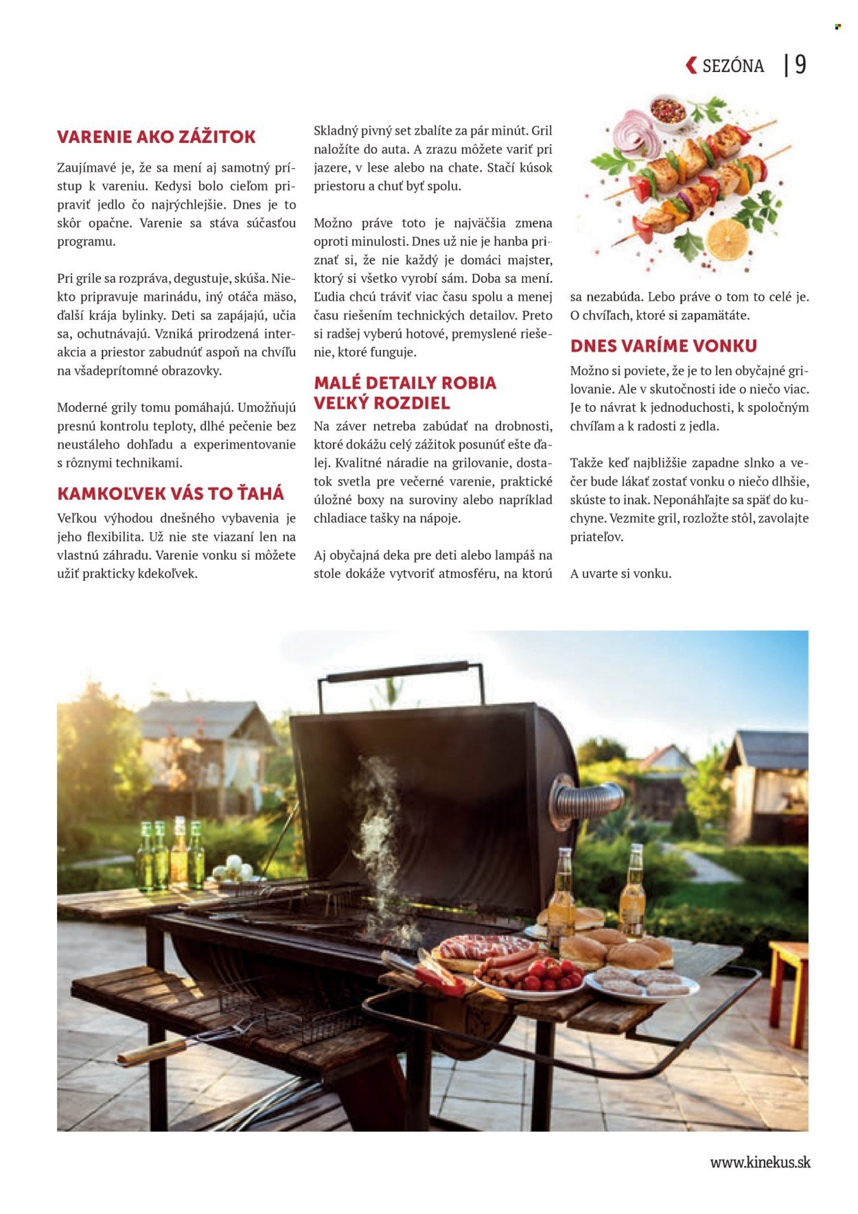 KINEKUS leták - K-Magazín Leto 2026