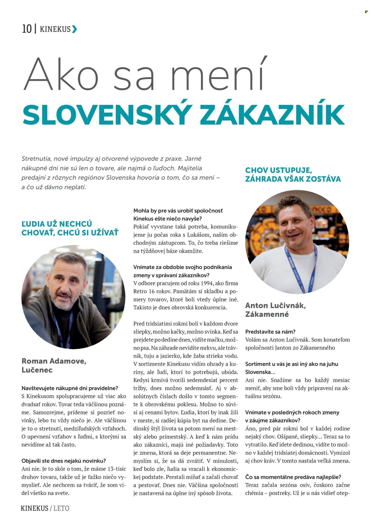 KINEKUS leták - K-Magazín Leto 2026