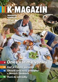 KINEKUS leták - K-Magazín Leto 2026