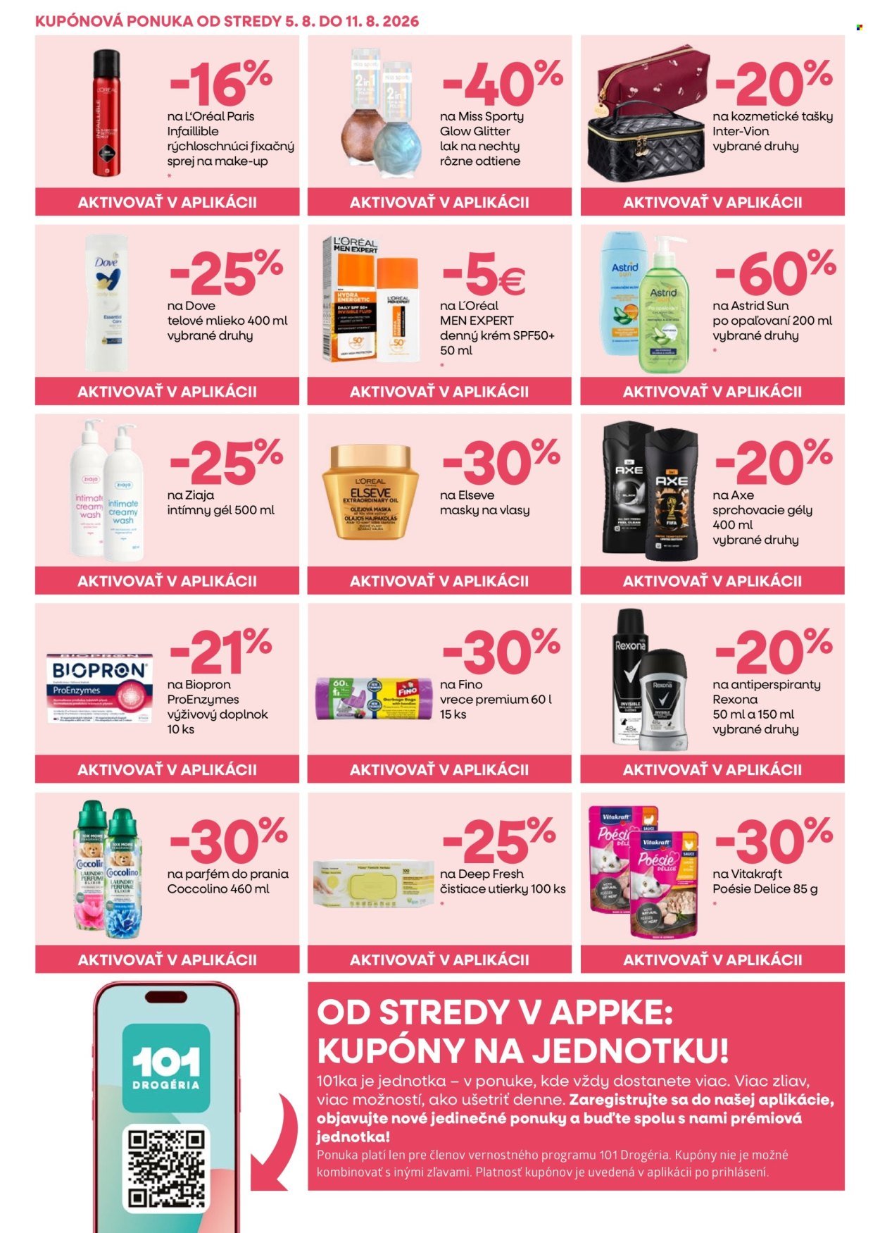 101 DROGERIE leták - Od stredy 5.8.2026