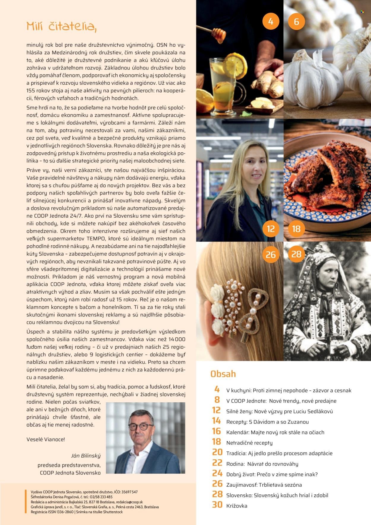 COOP JEDNOTA leták - Od štvrtka 1.1.2026 (2026-01-01 - 2026-01-31) | 3