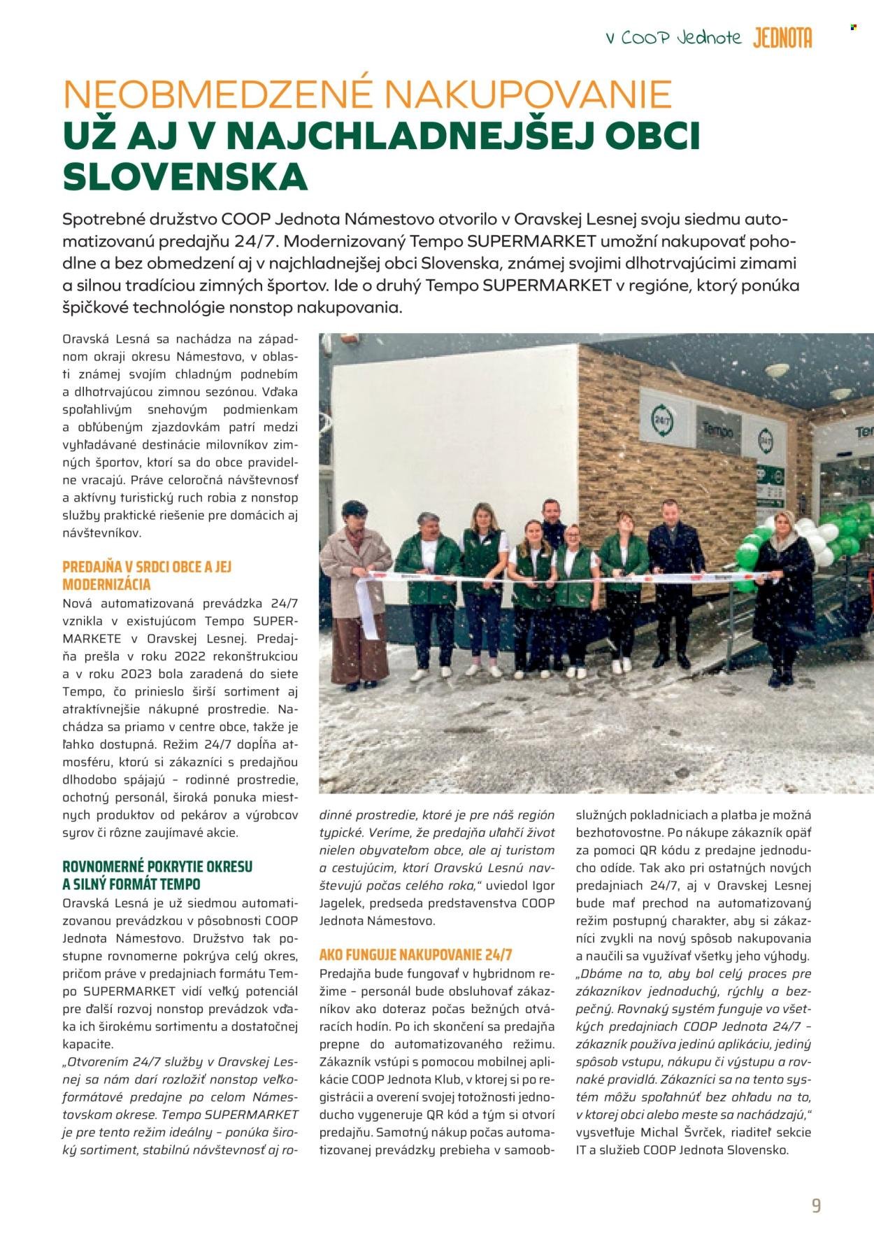 COOP JEDNOTA leták - Od štvrtka 1.1.2026 (2026-01-01 - 2026-01-31) | 9