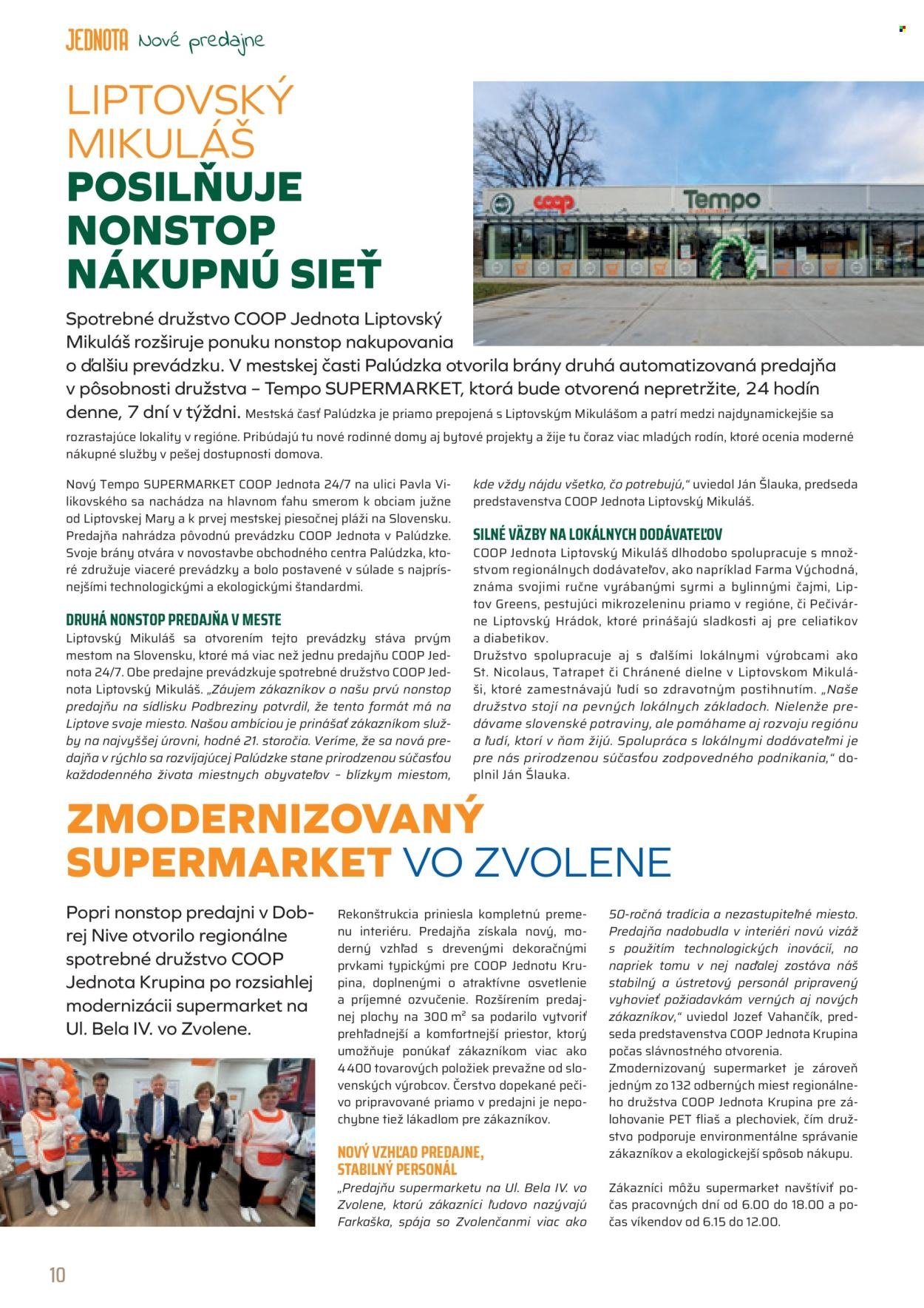 COOP JEDNOTA leták - Od štvrtka 1.1.2026 (2026-01-01 - 2026-01-31) | 10