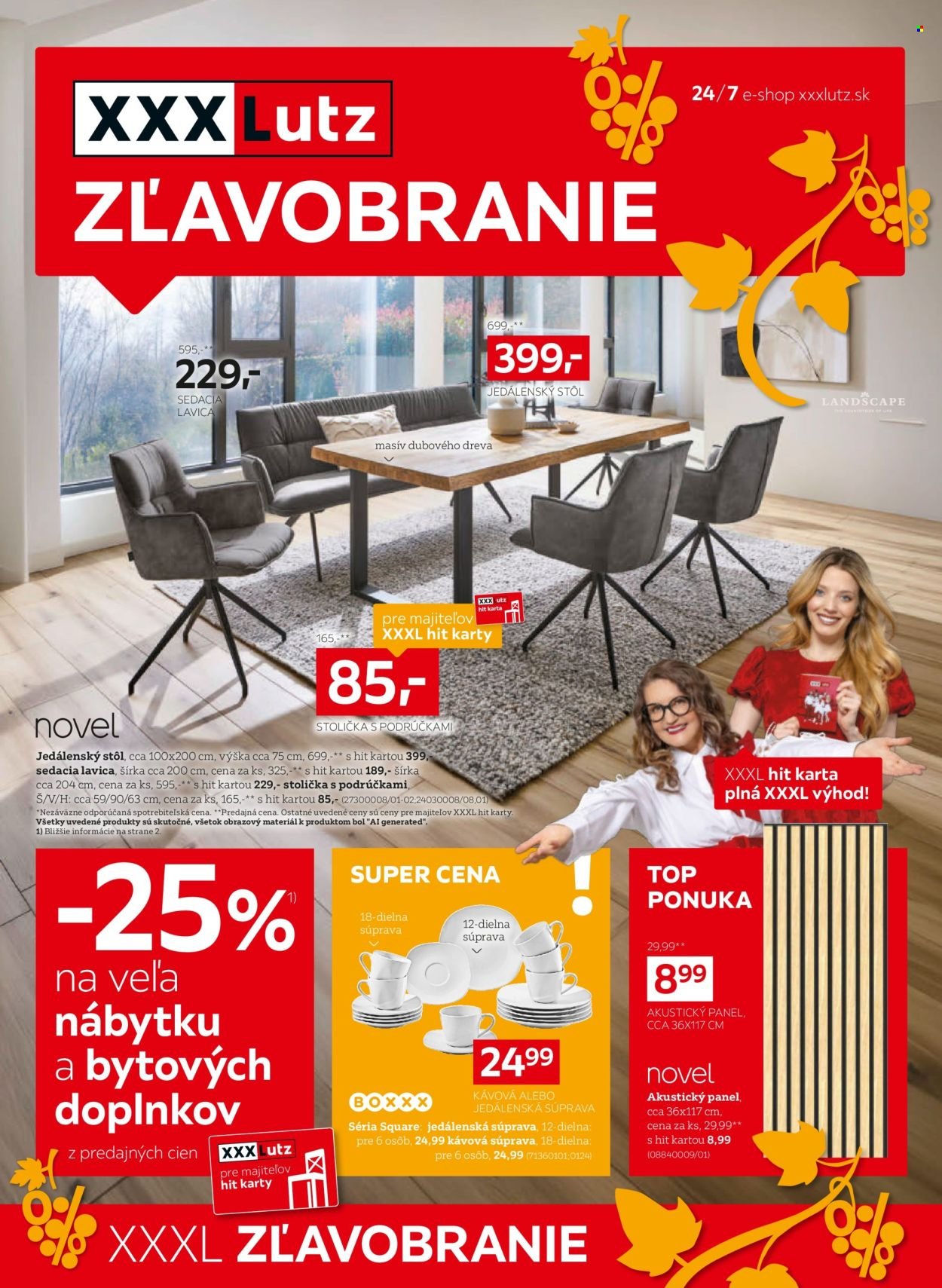 XXXLUTZ leták - Zľava 25 % takmer na všetko