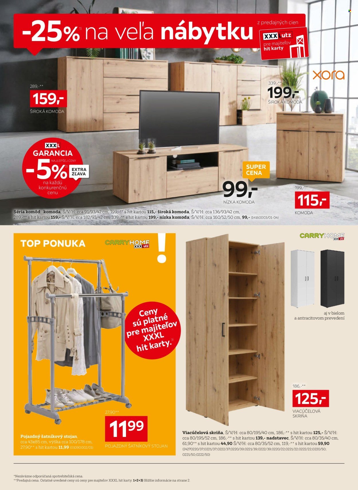 XXXLUTZ leták - Zľava 25 % takmer na všetko