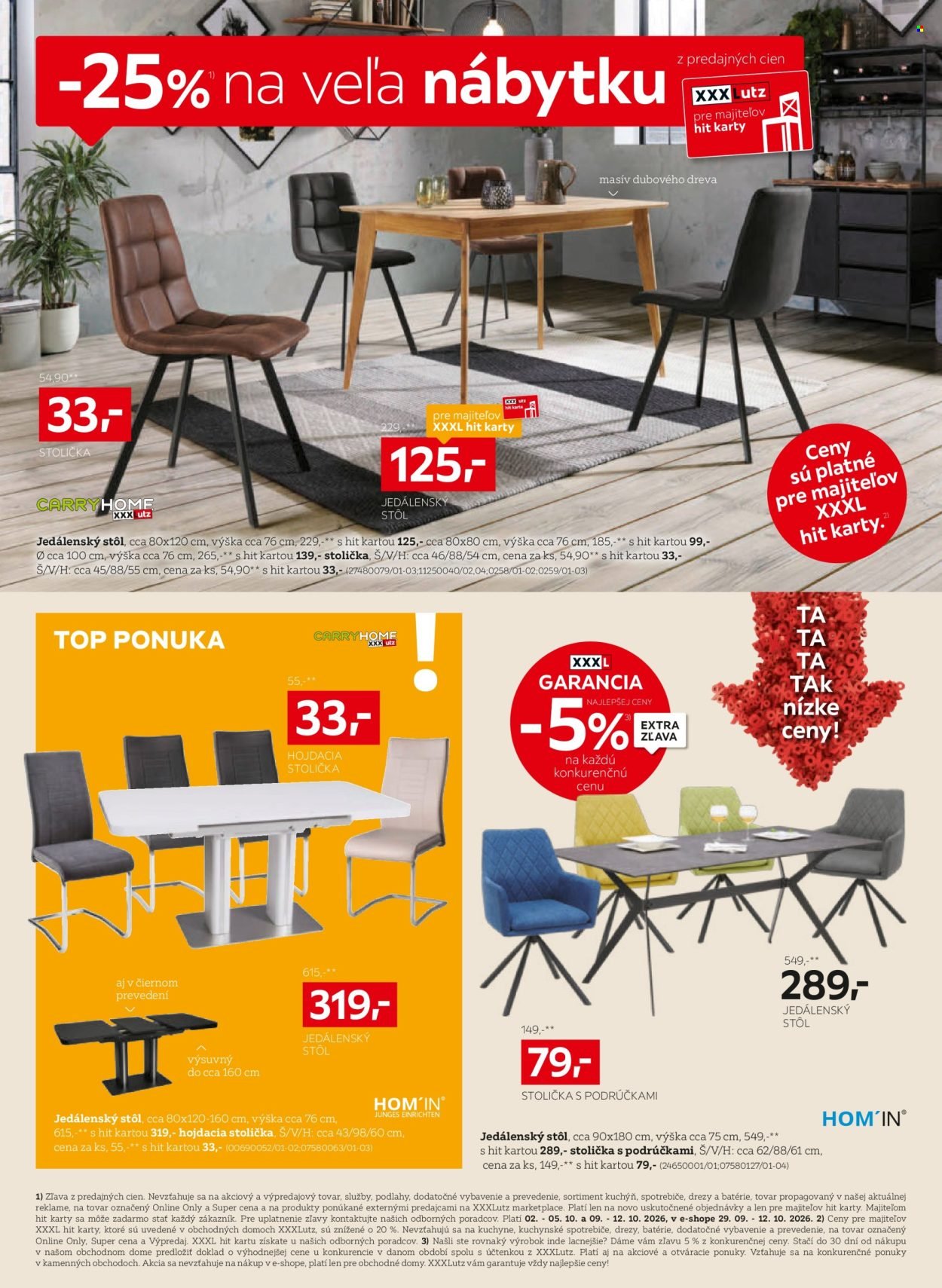 XXXLUTZ leták - Zľava 25 % takmer na všetko