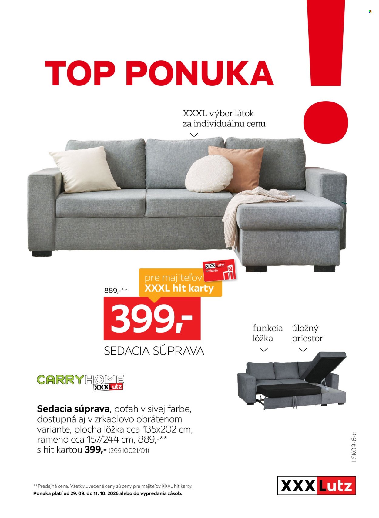 XXXLUTZ leták - Zľava 25 % takmer na všetko