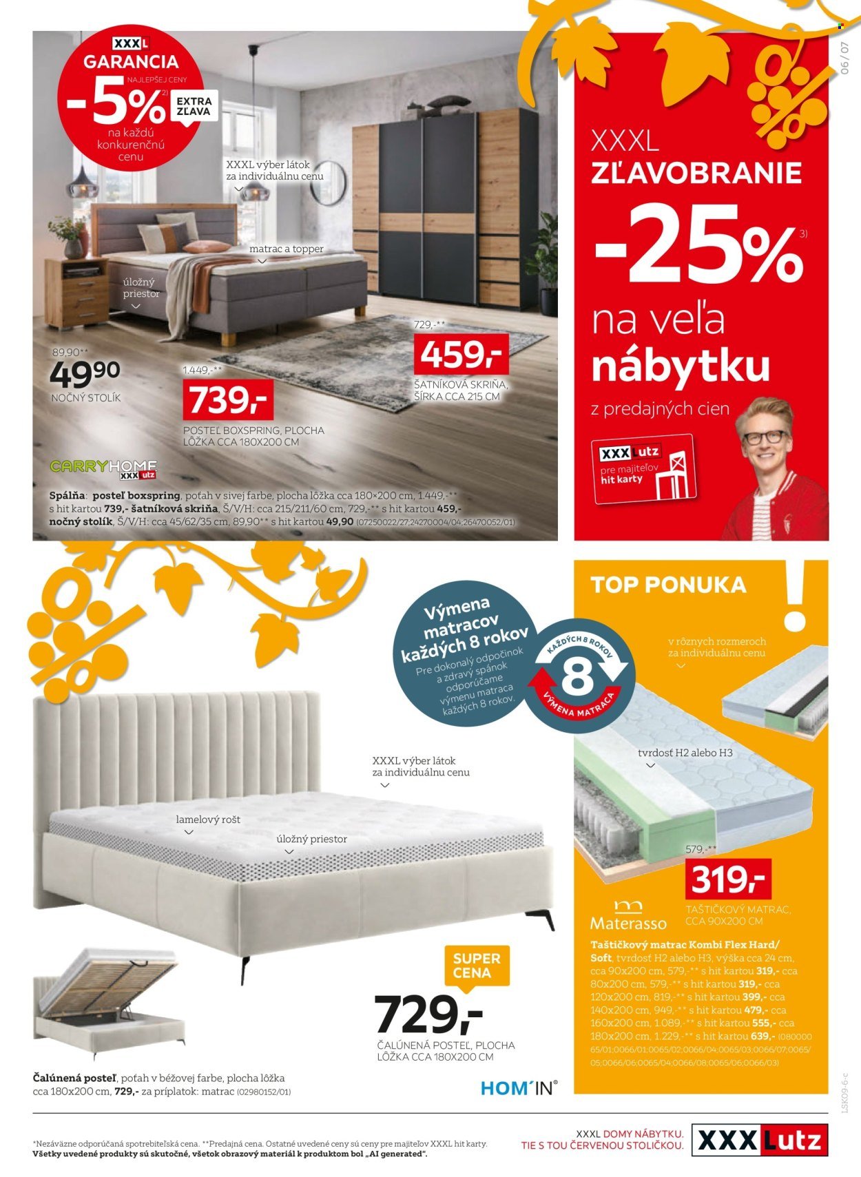 XXXLUTZ leták - Zľava 25 % takmer na všetko