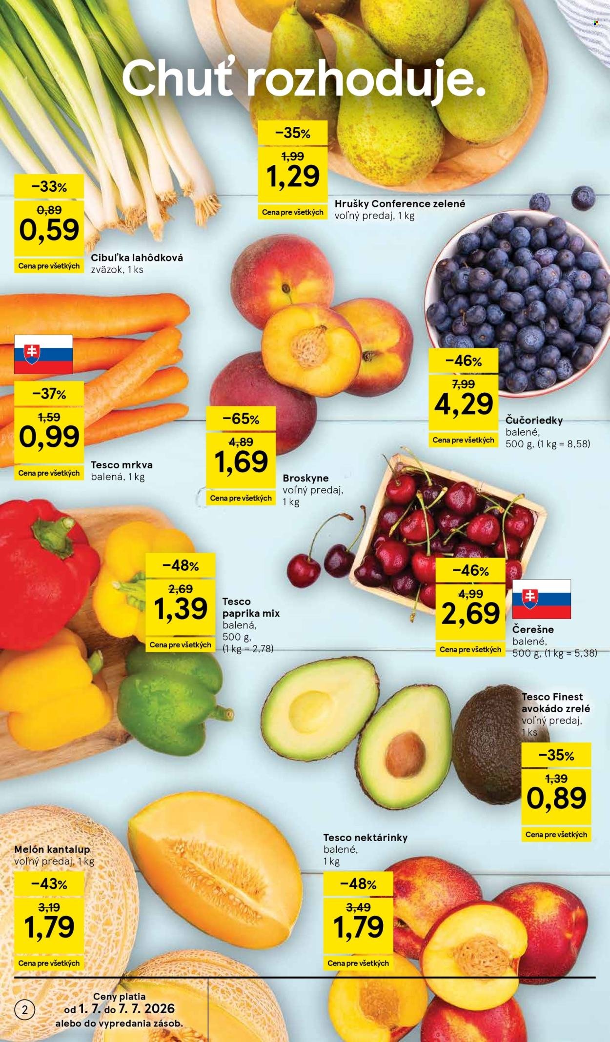 TESCO leták - Od stredy 1.7.2026