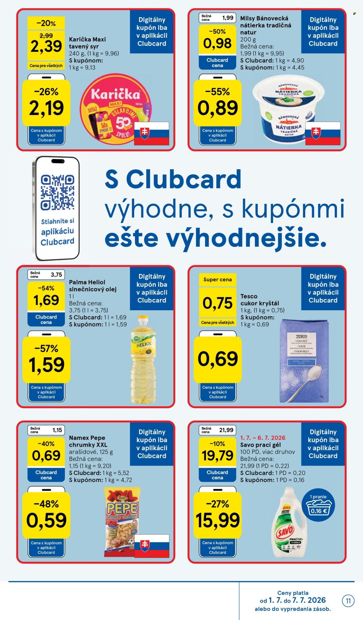 TESCO leták - Od stredy 1.7.2026