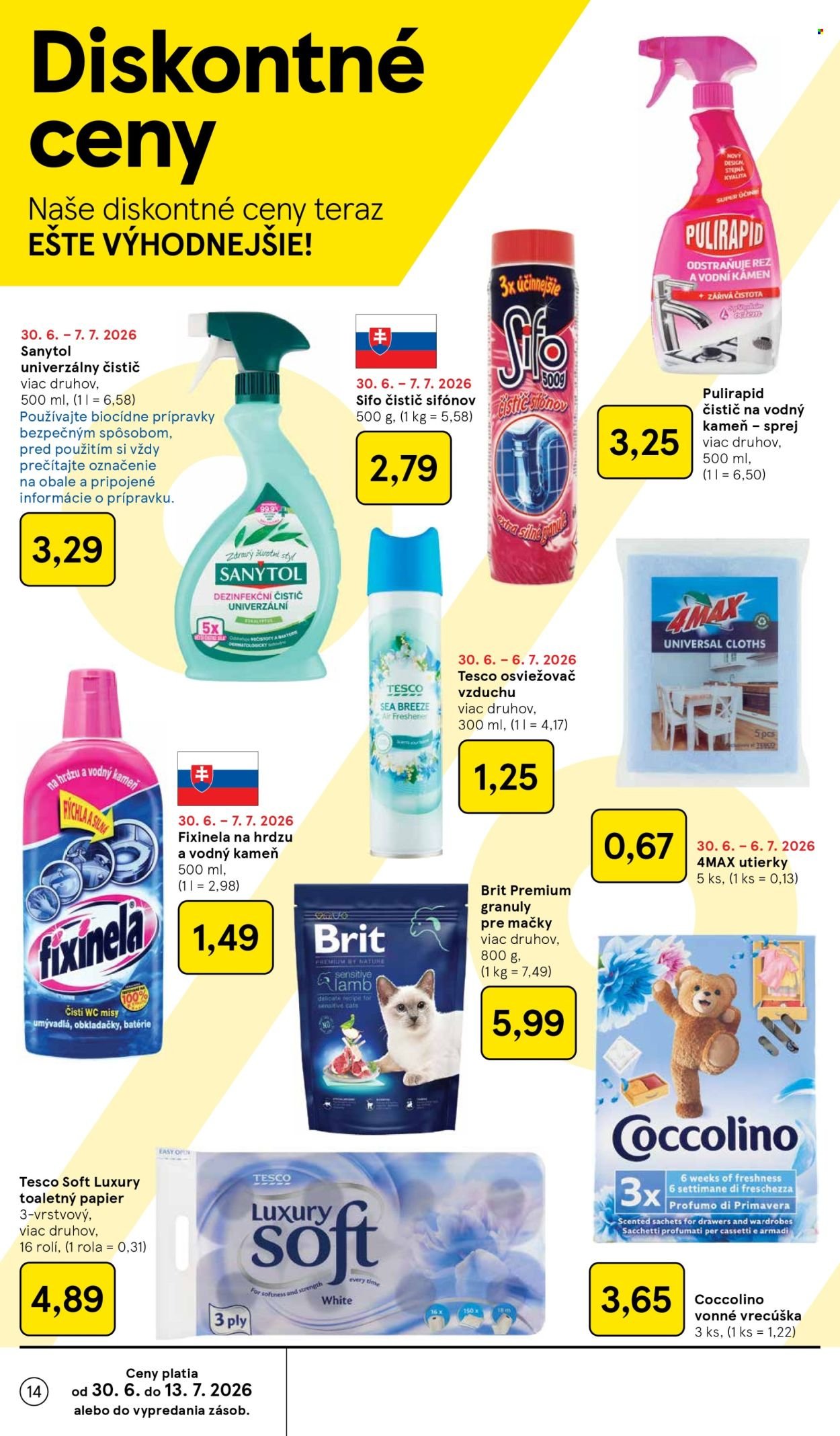 TESCO leták - Od stredy 1.7.2026
