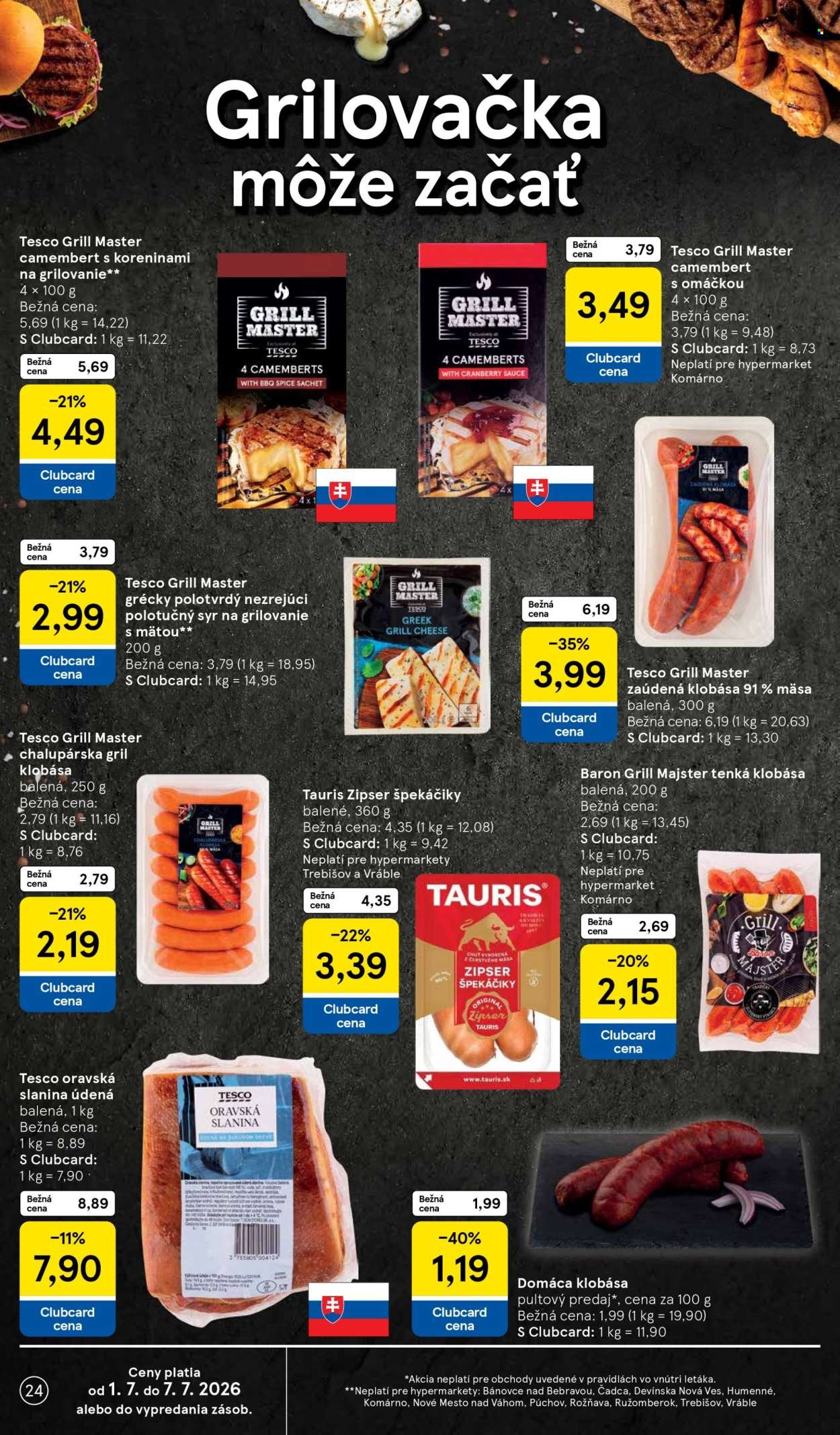 TESCO leták - Od stredy 1.7.2026