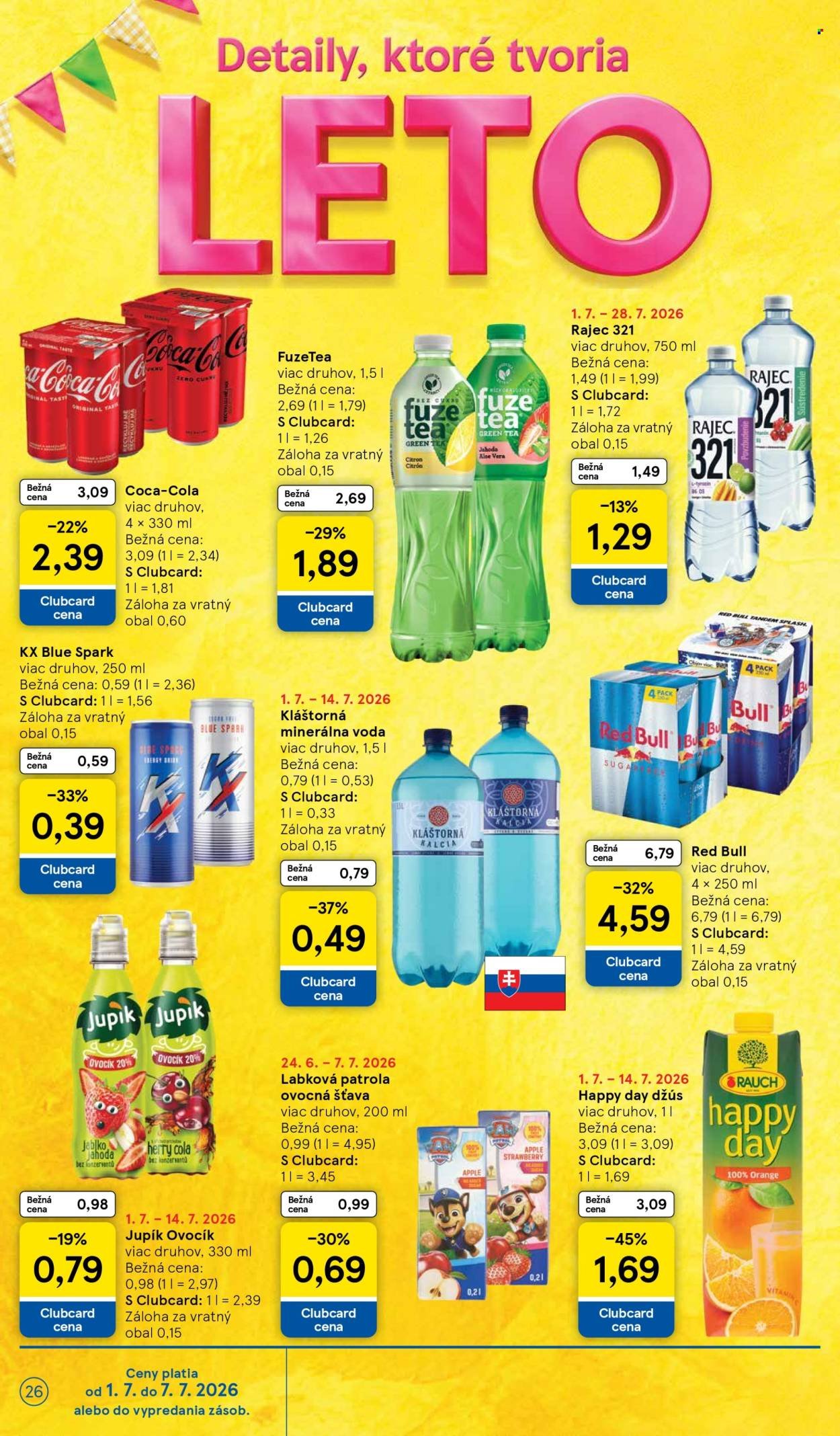 TESCO leták - Od stredy 1.7.2026