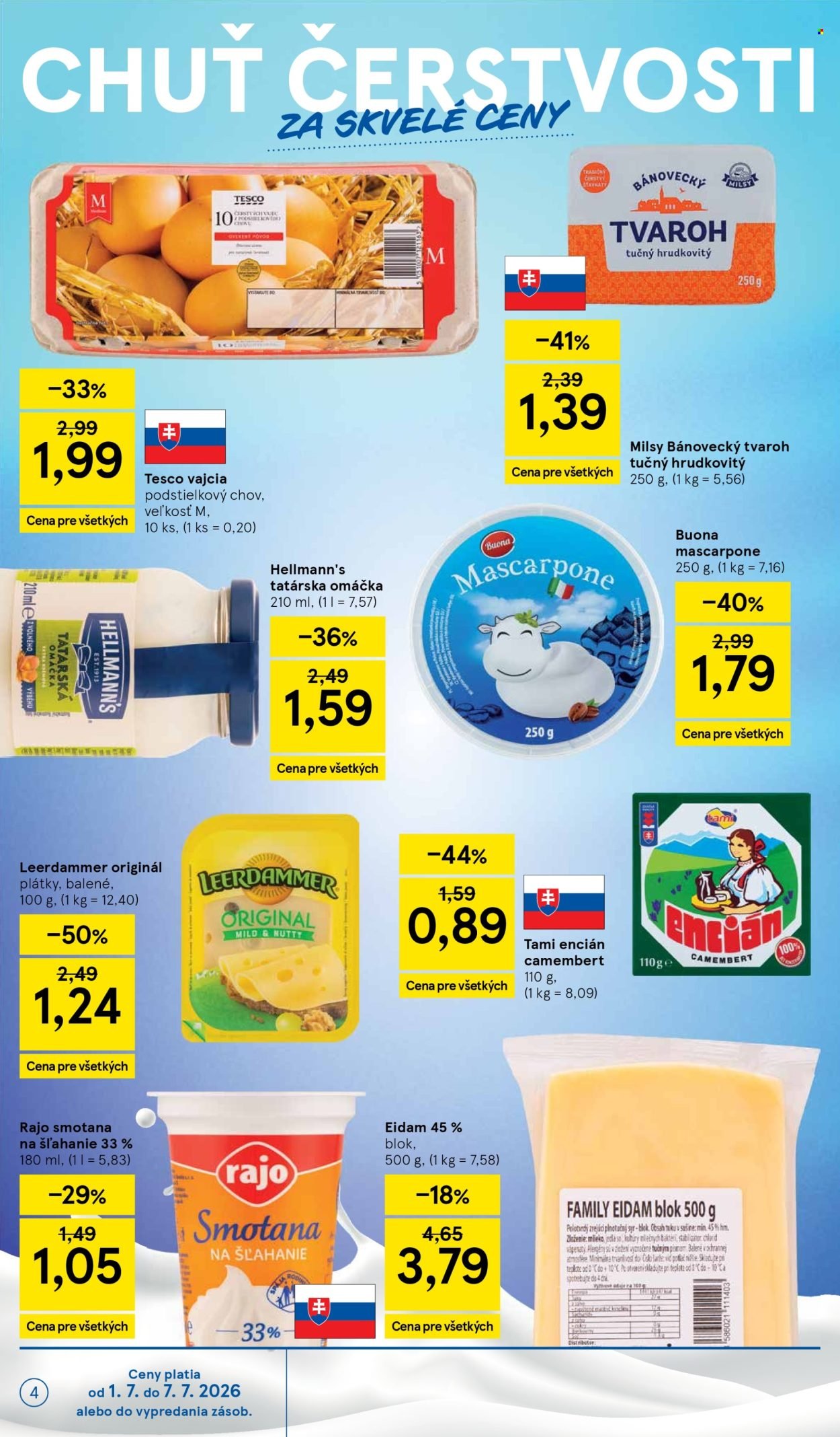 TESCO leták - Od stredy 1.7.2026