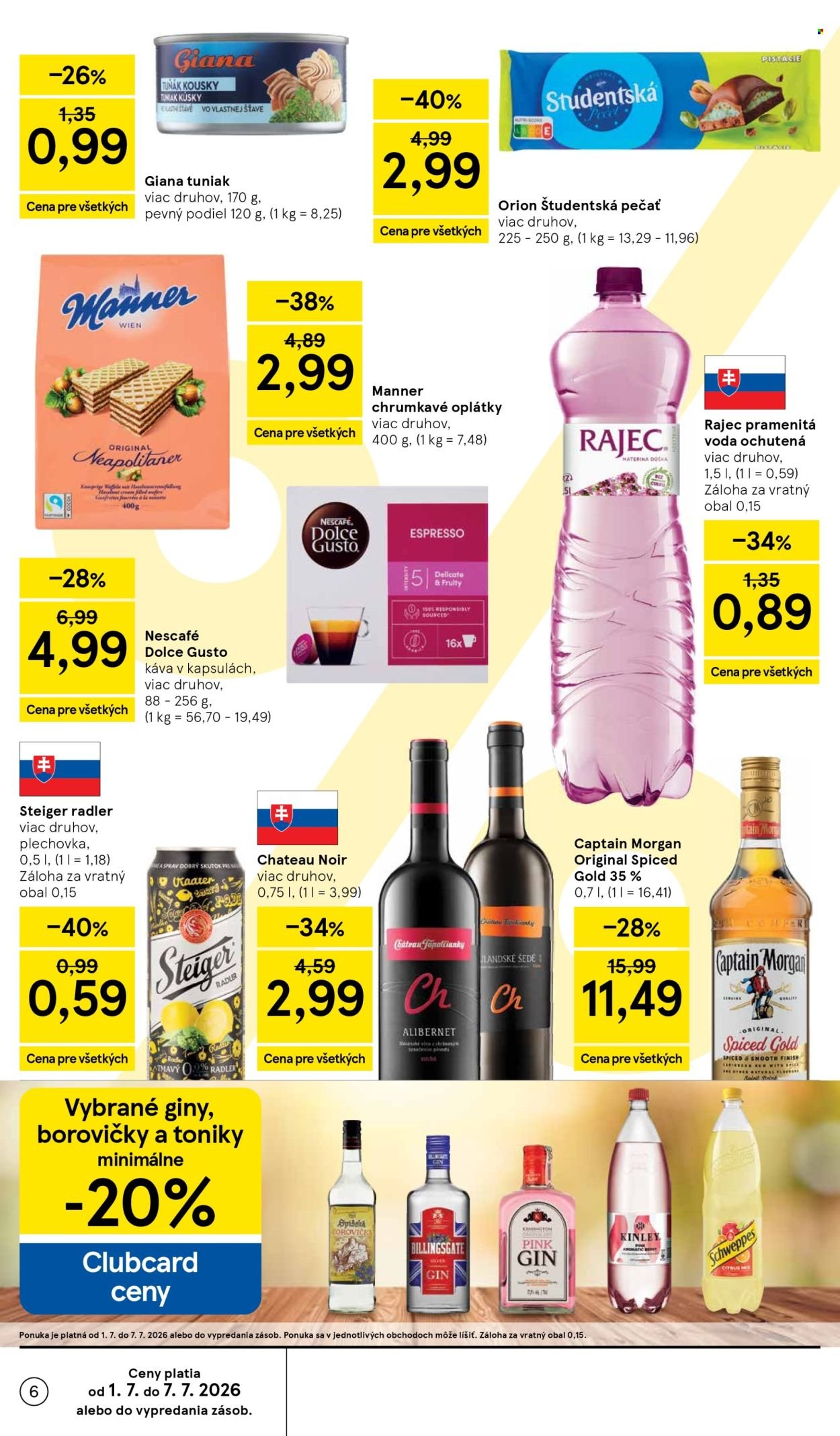 TESCO leták - Od stredy 1.7.2026