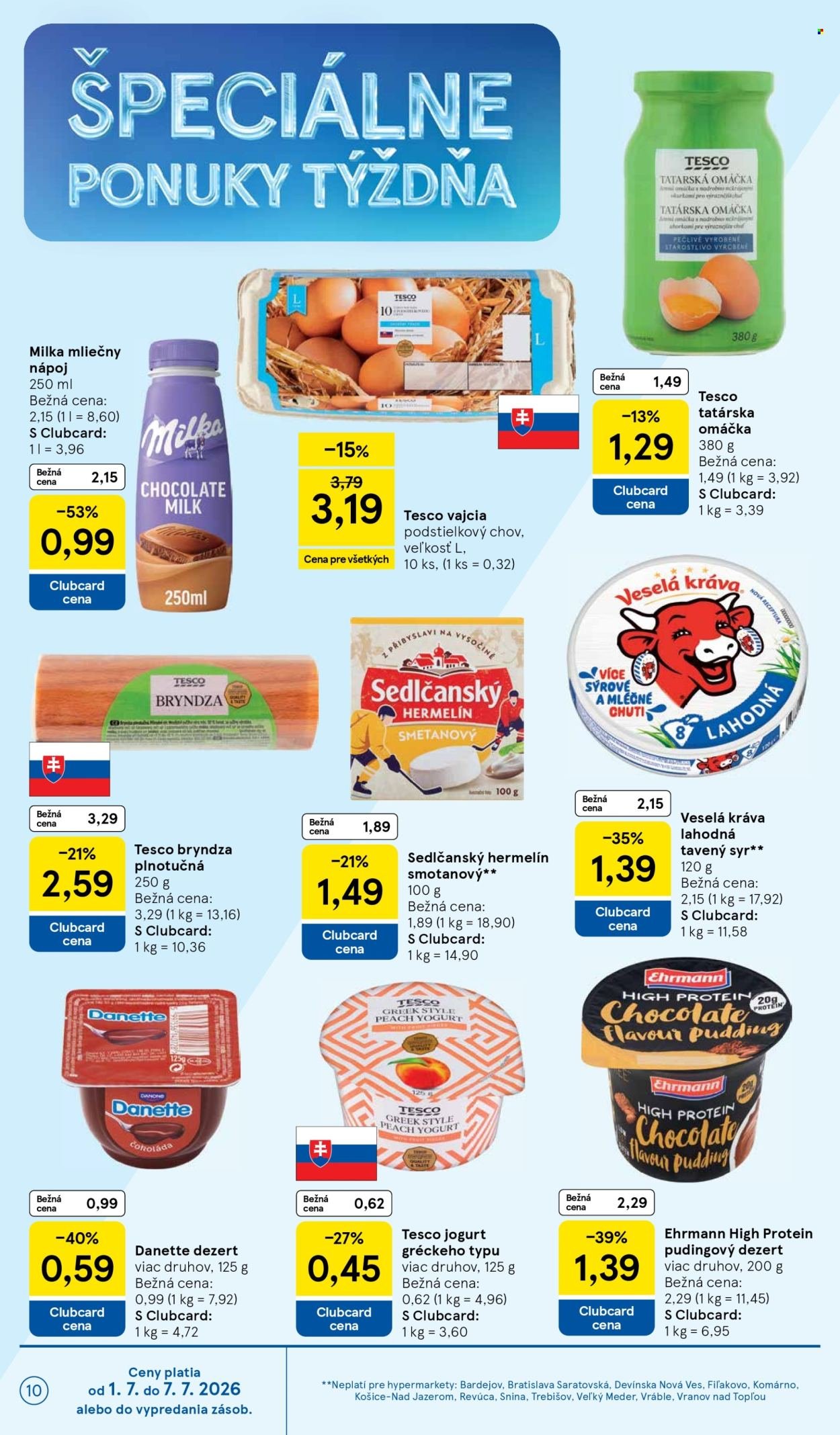 TESCO leták - Od stredy 1.7.2026