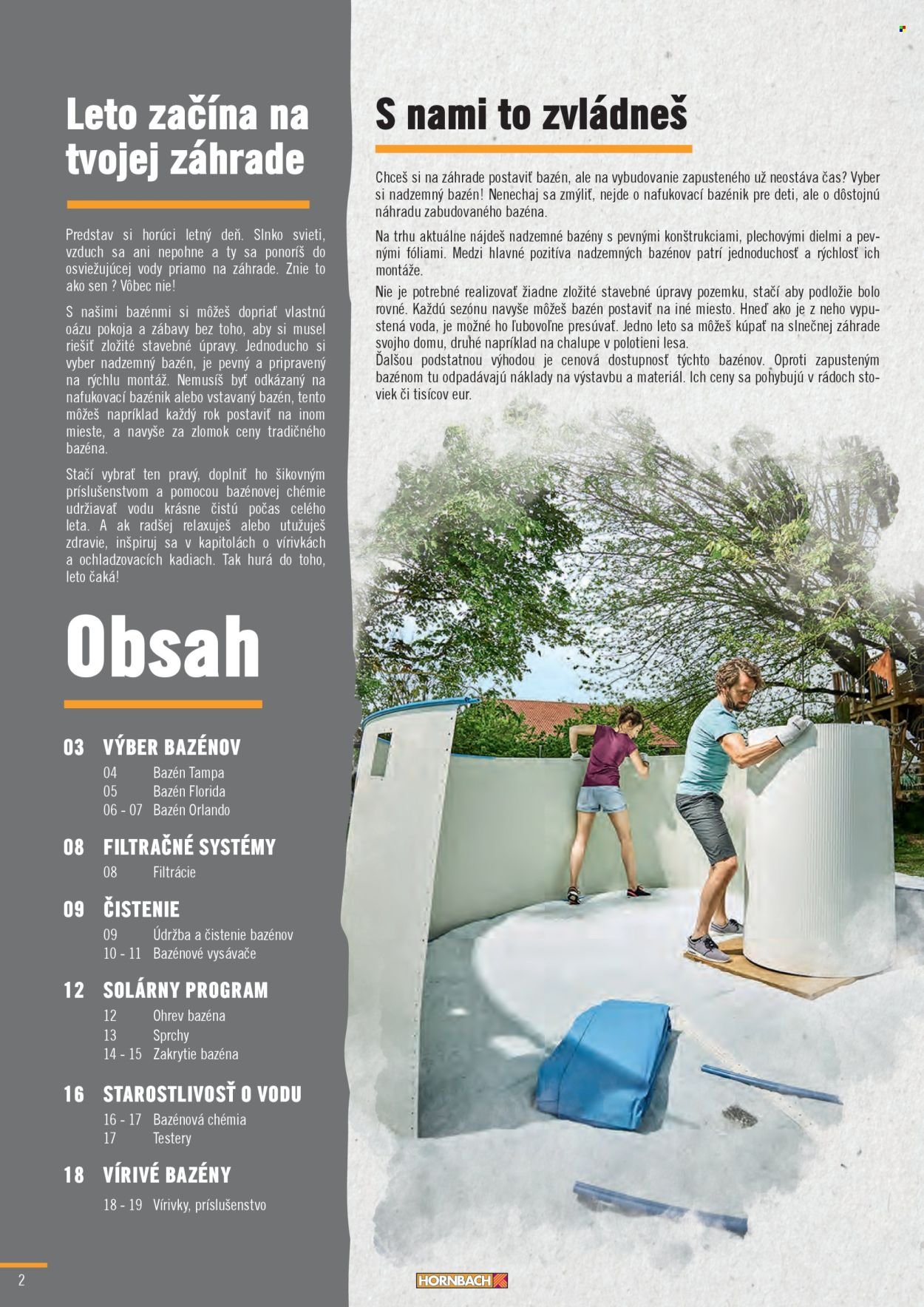 HORNBACH leták - Bazény (2026-05-06) | 2