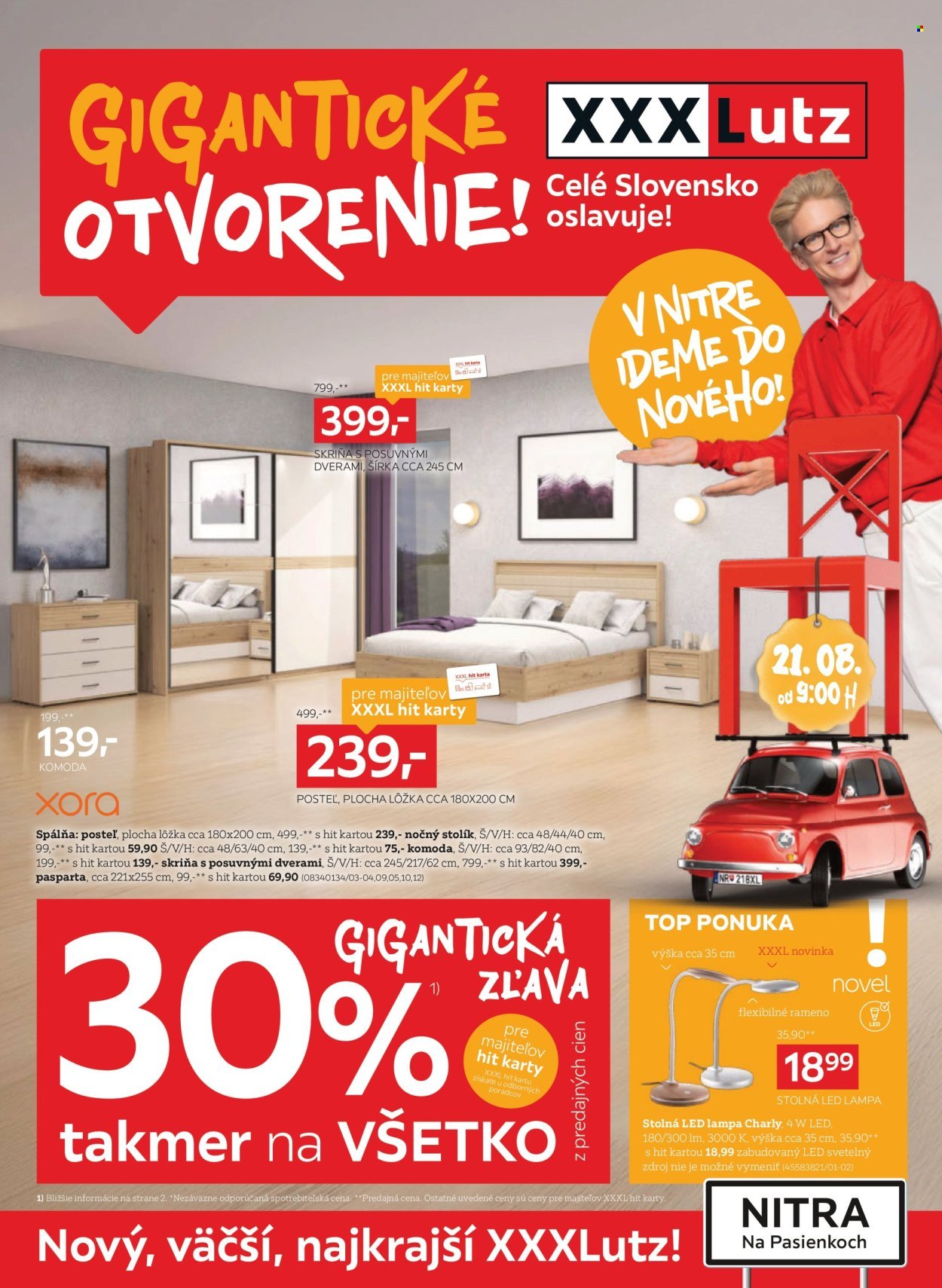 XXXLUTZ leták - Zľava 30 % takmer na všetko! (2025-08-18 - 2025-08-31) | 1