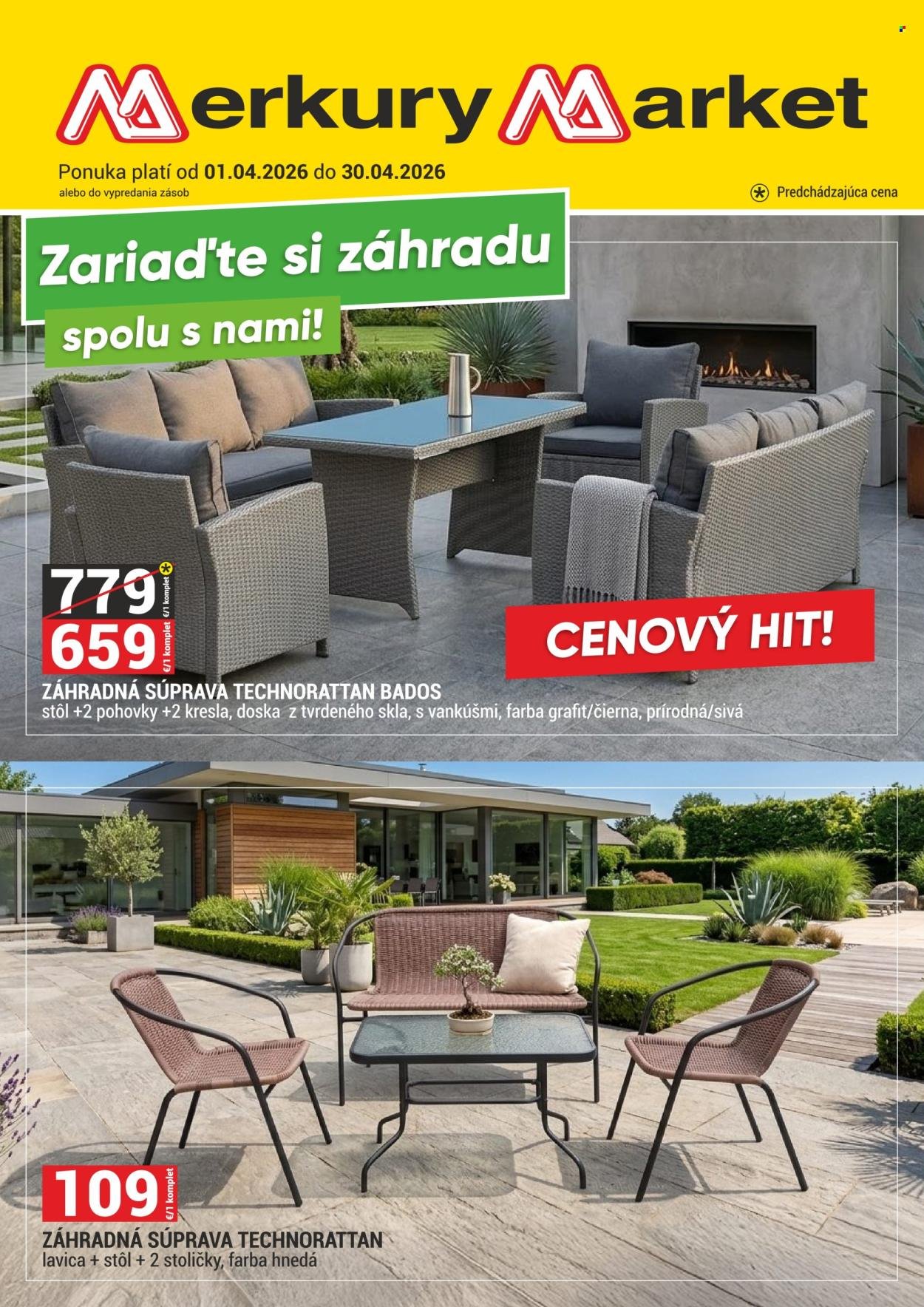 MERKURY MARKET leták - ZAHRADA (2026-04-01 - 2026-04-30) | 1