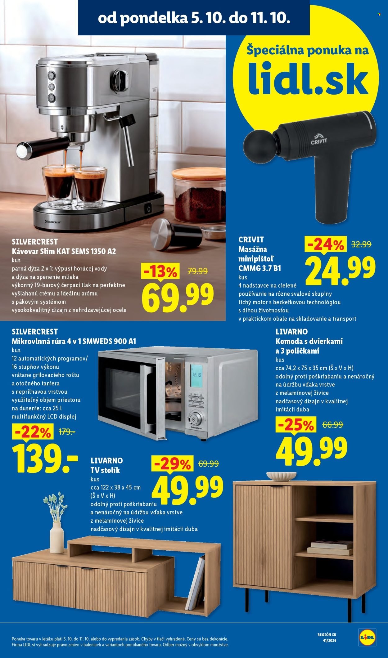 LIDL leták - Od pondelka 5.10.2026