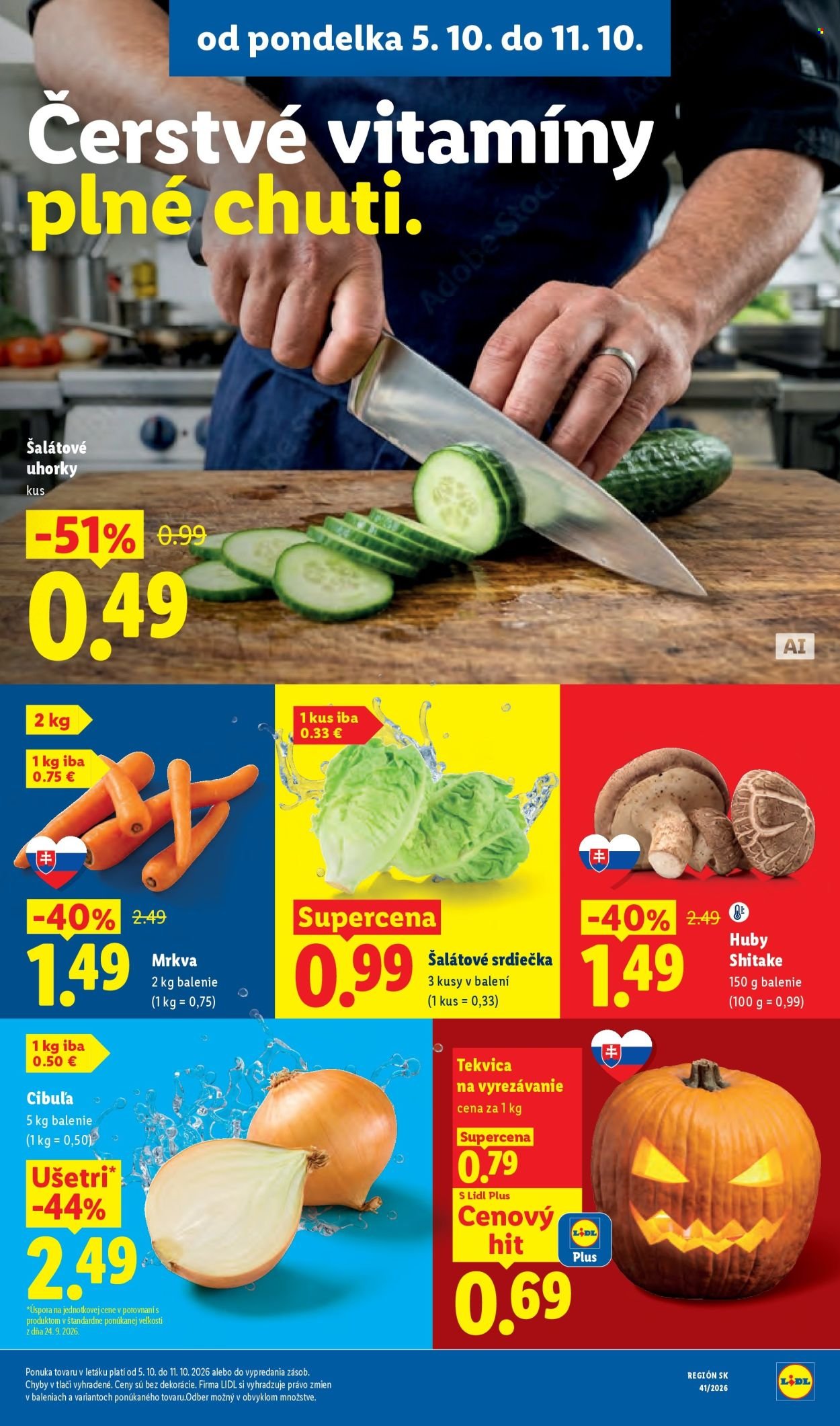 LIDL leták - Od pondelka 5.10.2026