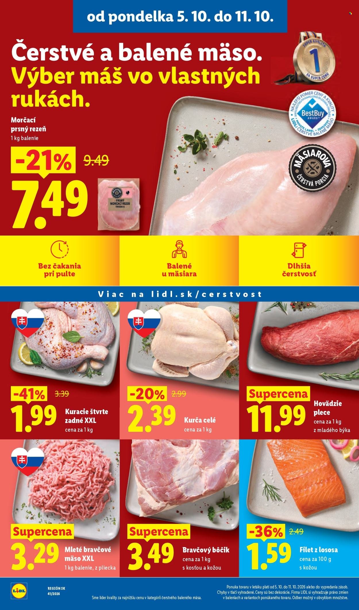 LIDL leták - Od pondelka 5.10.2026