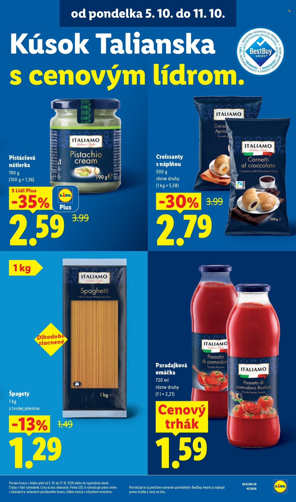 LIDL leták - Od pondelka 5.10.2026