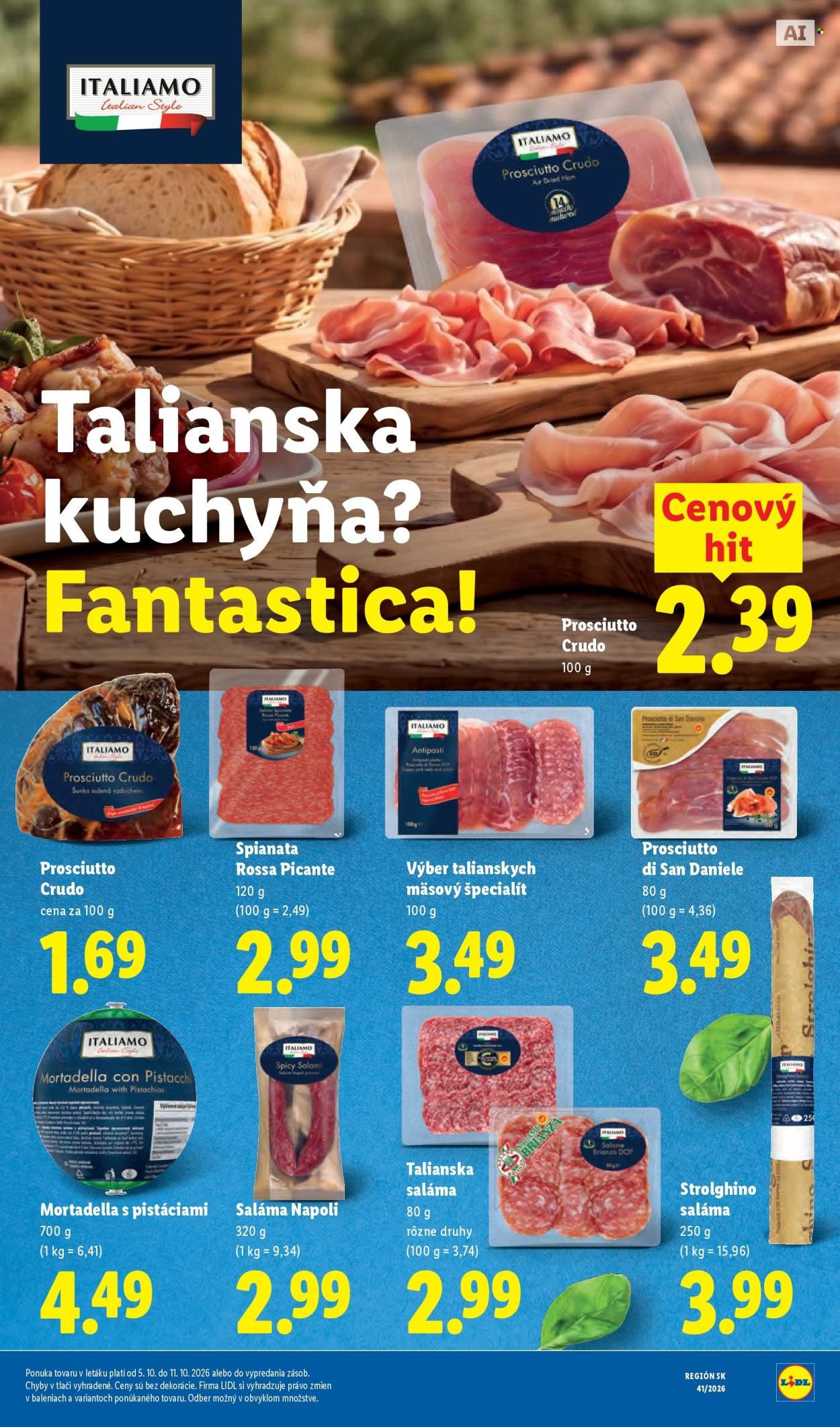 LIDL leták - Od pondelka 5.10.2026