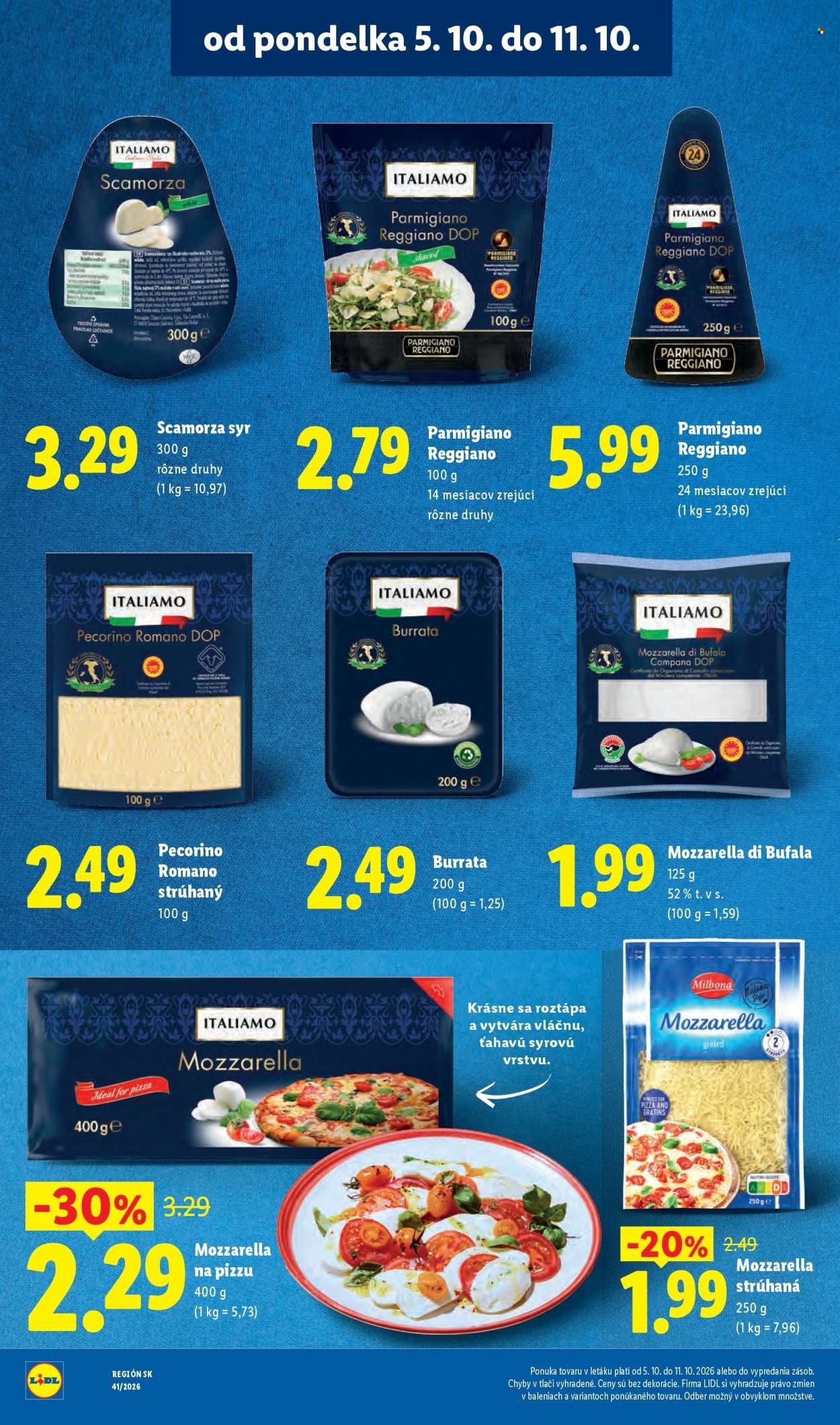 LIDL leták - Od pondelka 5.10.2026