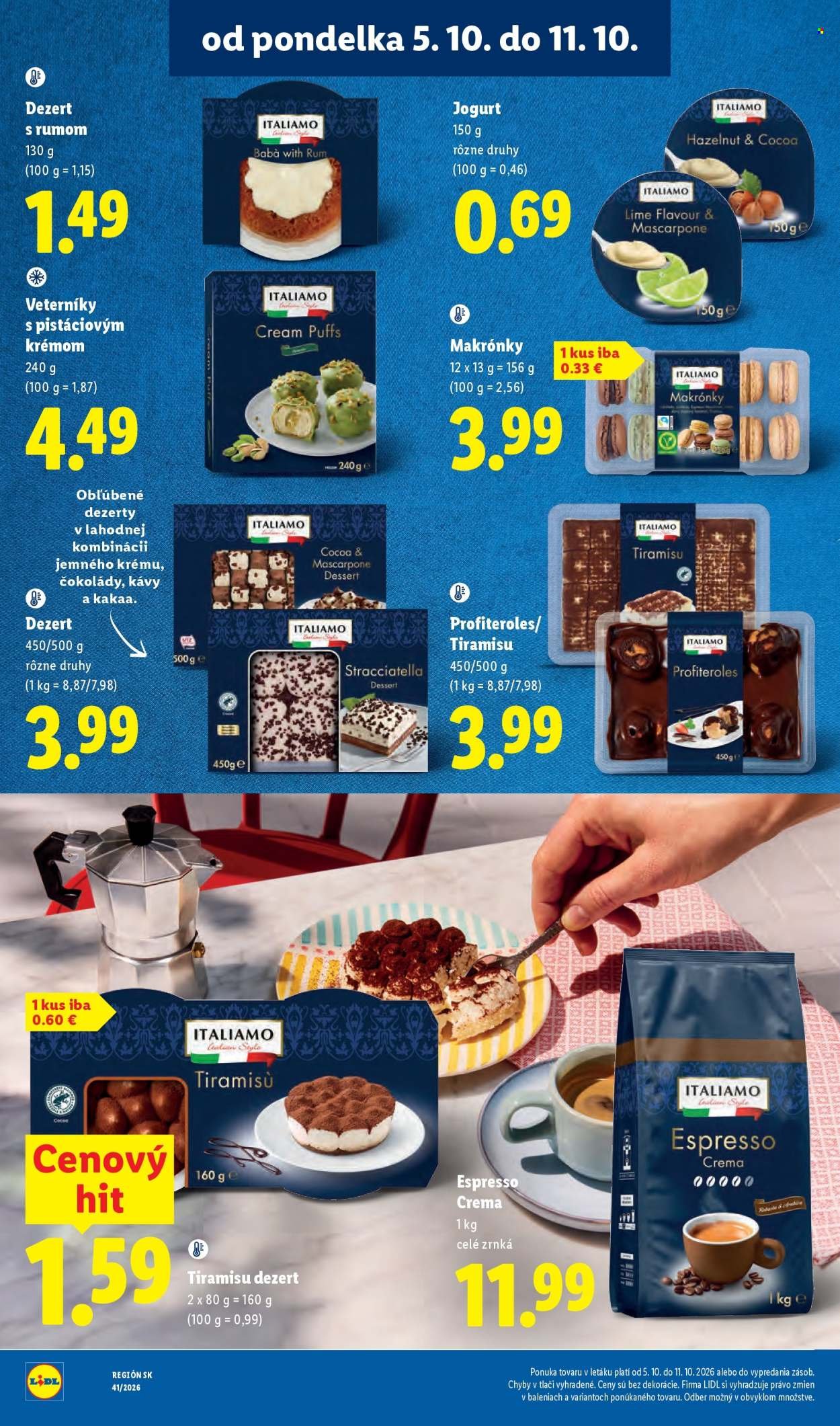 LIDL leták - Od pondelka 5.10.2026