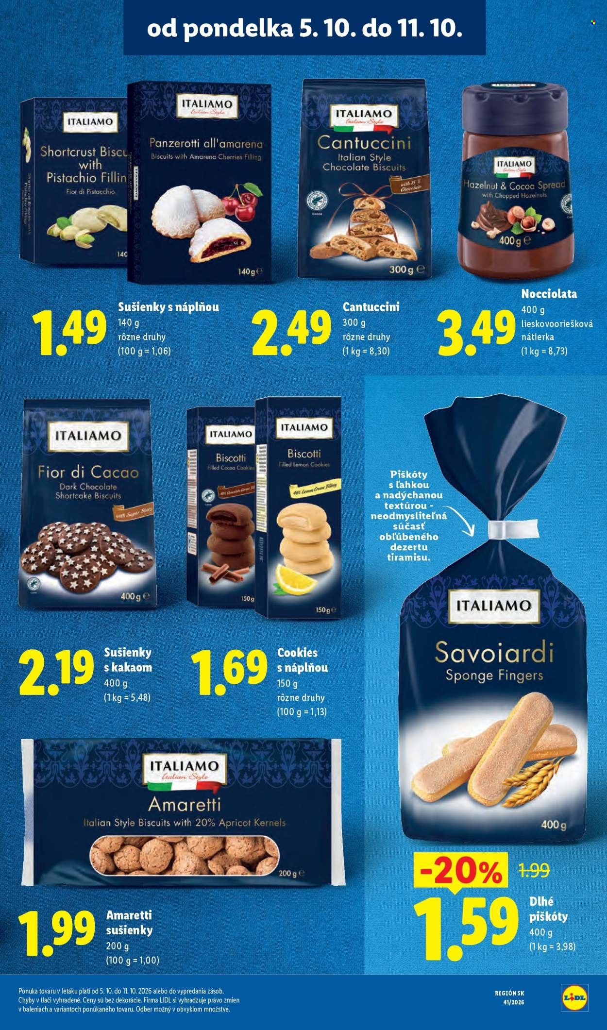 LIDL leták - Od pondelka 5.10.2026