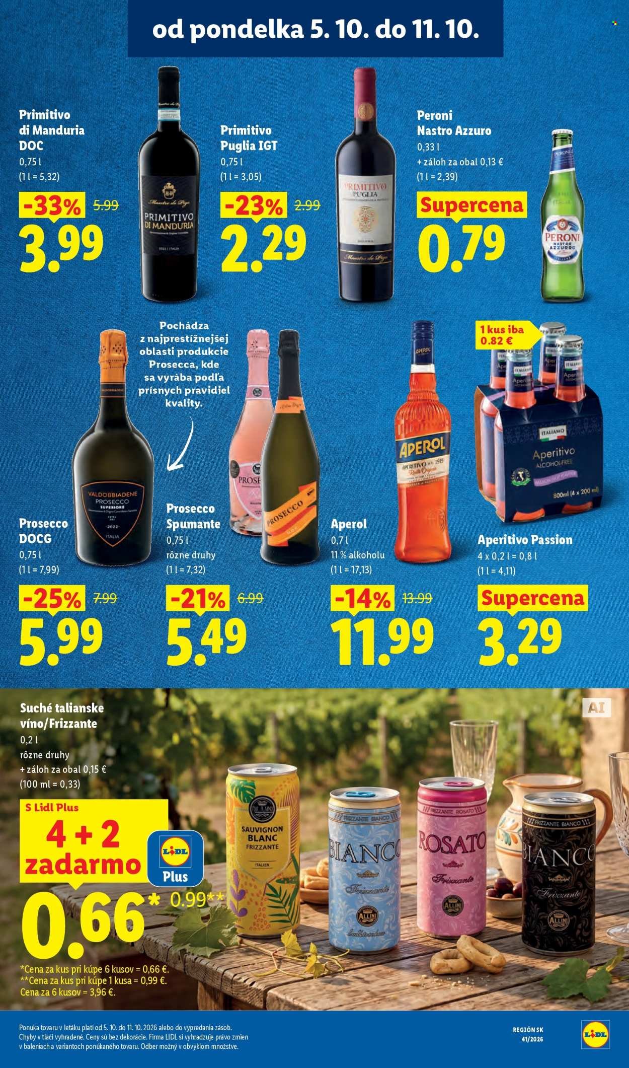 LIDL leták - Od pondelka 5.10.2026